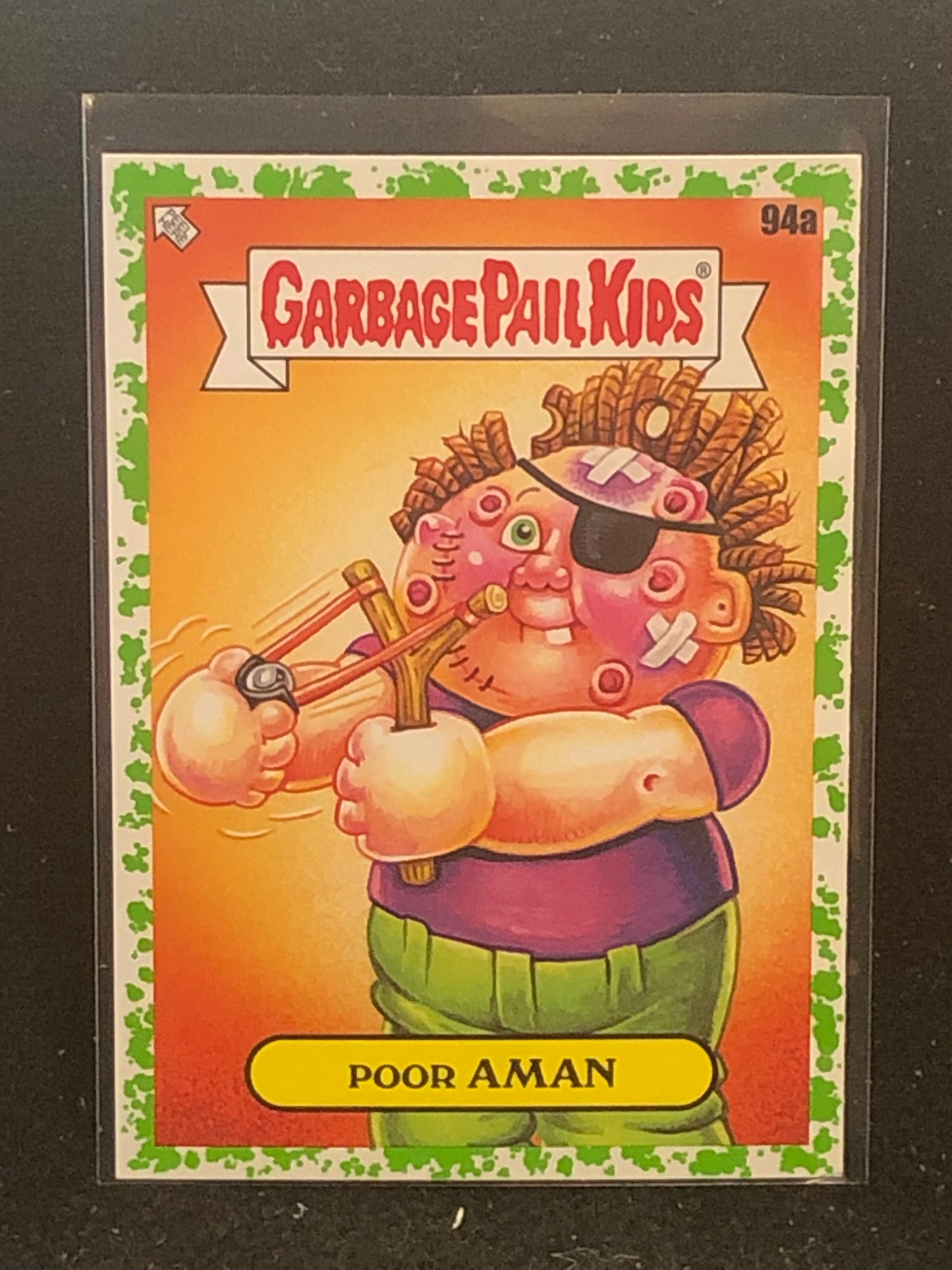 Garbage Pail Kids Kids At Play U-PICK Green Parallel Singles