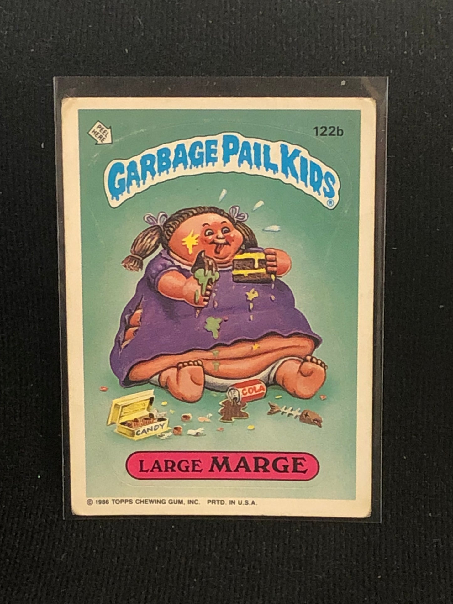 Garbage Pail Kids Original Series 3 (os3) 122b Large Marge