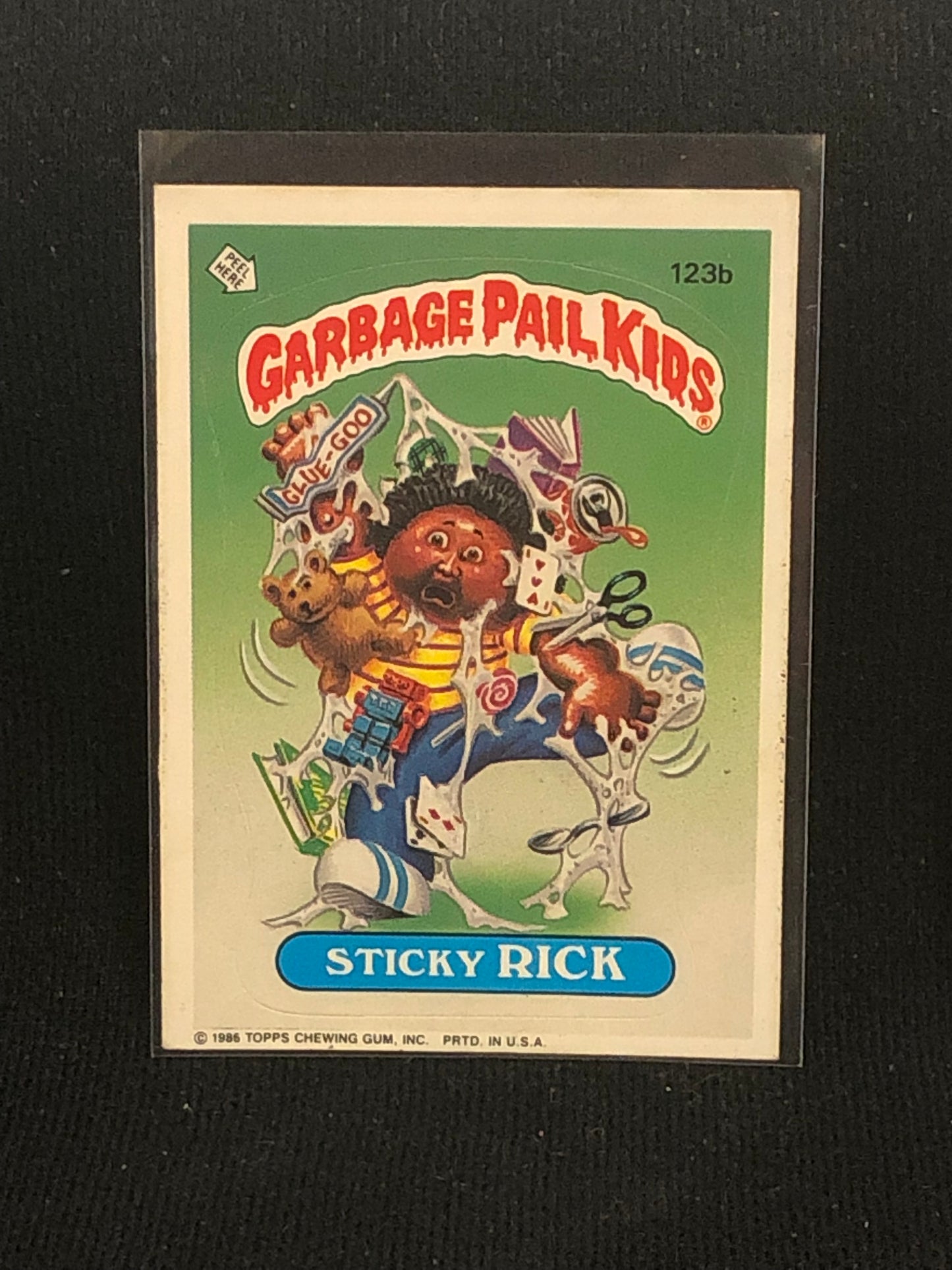 Garbage Pail Kids Original Series 3 (os3) 123b Sticky Rick