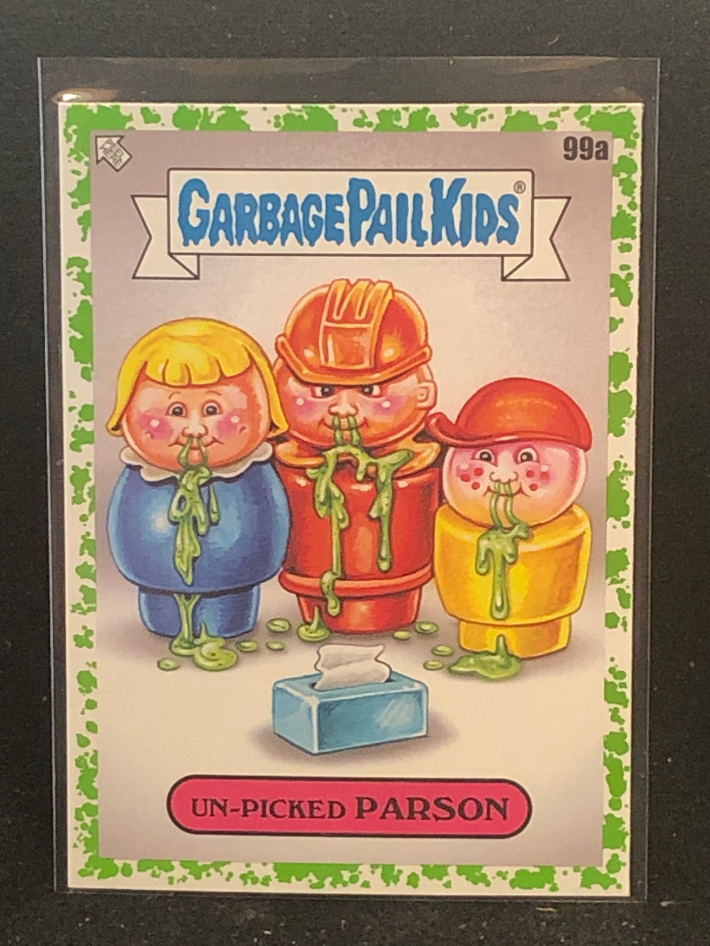 Garbage Pail Kids Kids At Play U-PICK Green Parallel Singles