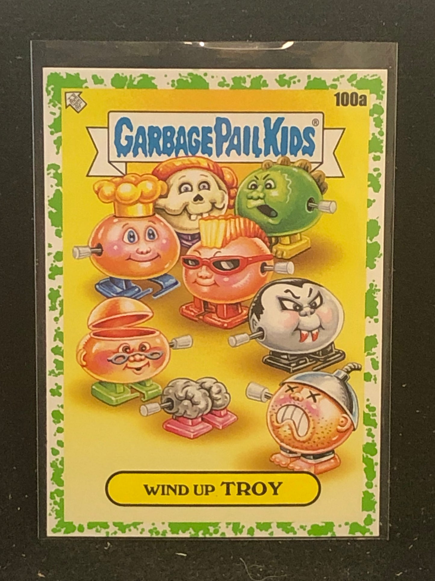 Garbage Pail Kids Kids At Play U-PICK Green Parallel Singles