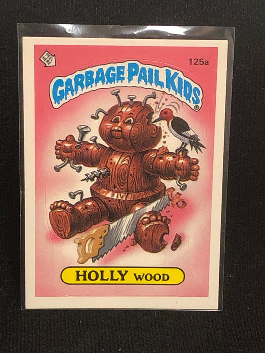 Garbage Pail Kids Original Series 4 (os4) 125a Holly Wood