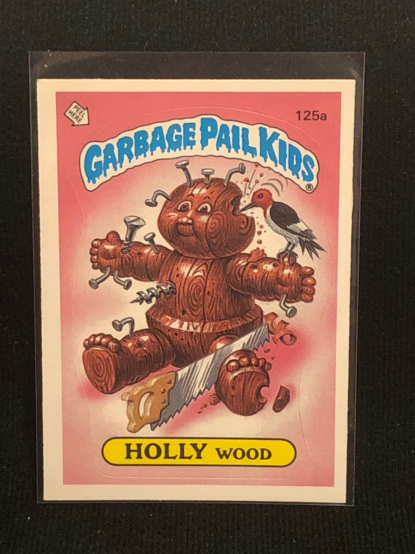 Garbage Pail Kids Original Series 4 (os4) 125a Holly Wood