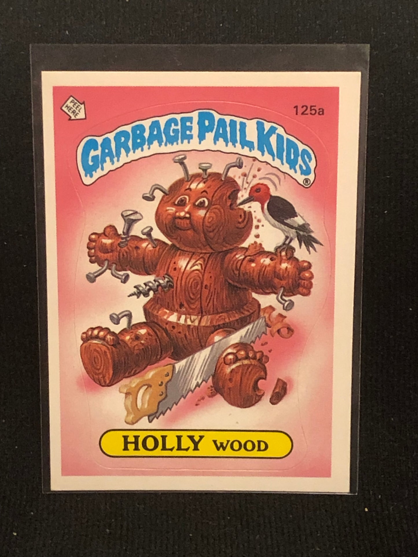 Garbage Pail Kids Original Series 4 (os4) 125a Holly Wood