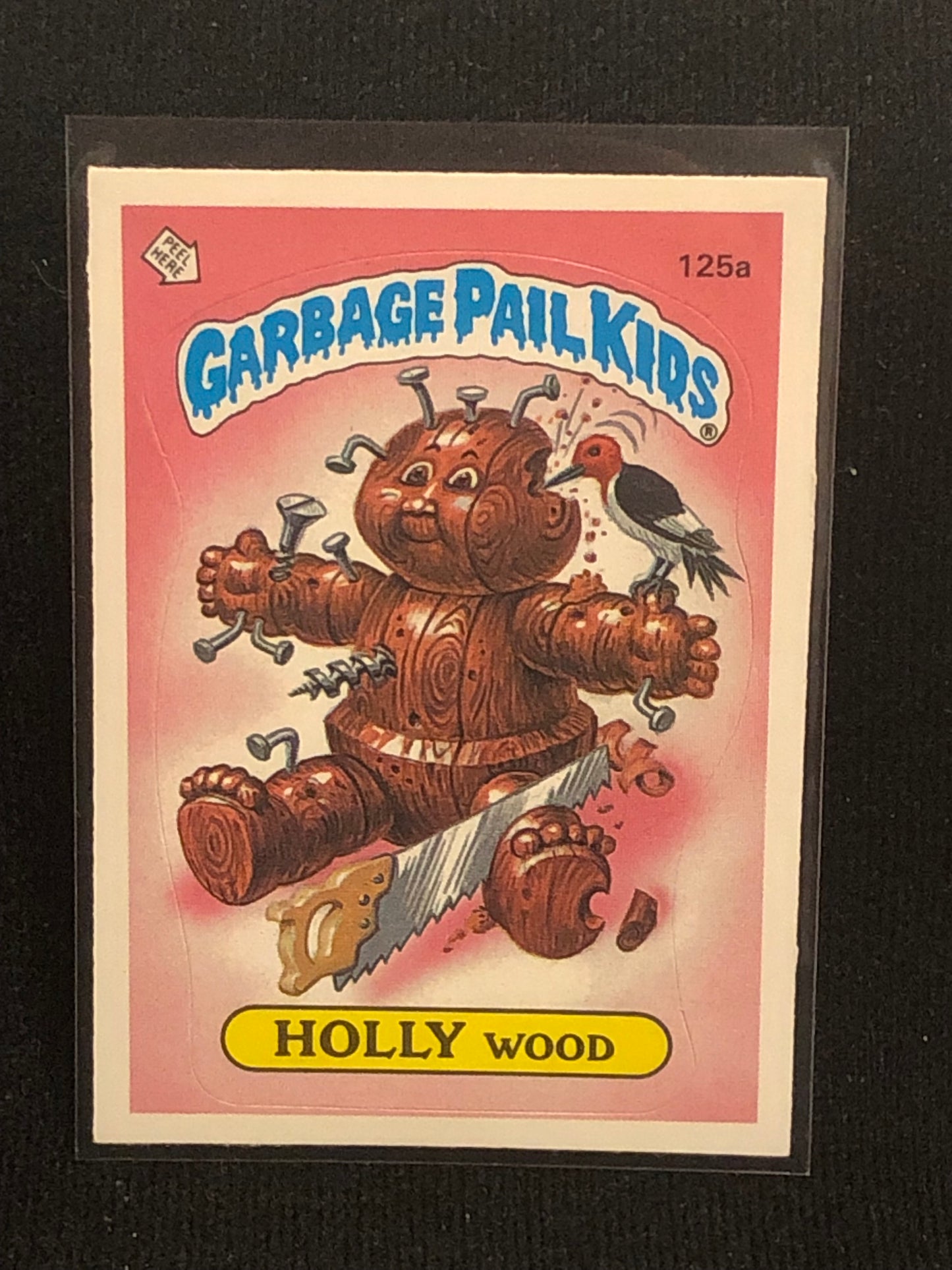 Garbage Pail Kids Original Series 4 (os4) 125a Holly Wood