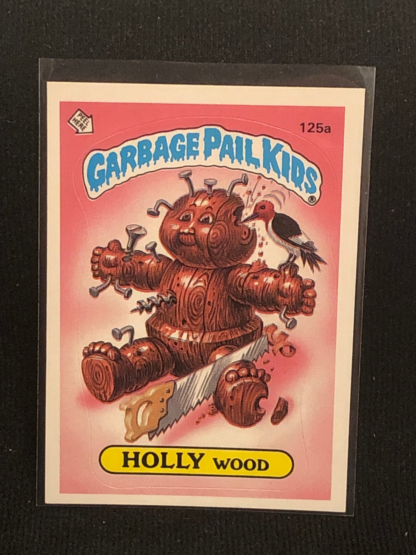 Garbage Pail Kids Original Series 4 (os4) 125a Holly Wood