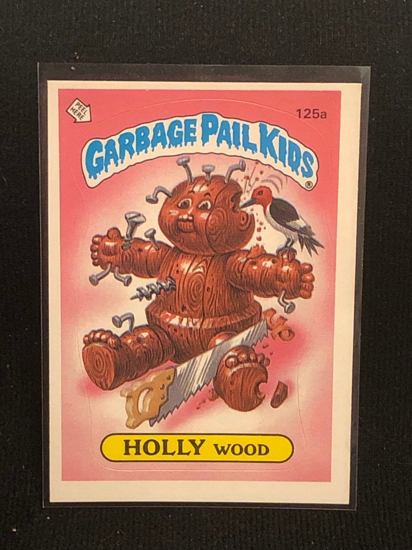 Garbage Pail Kids Original Series 4 (os4) 125a Holly Wood