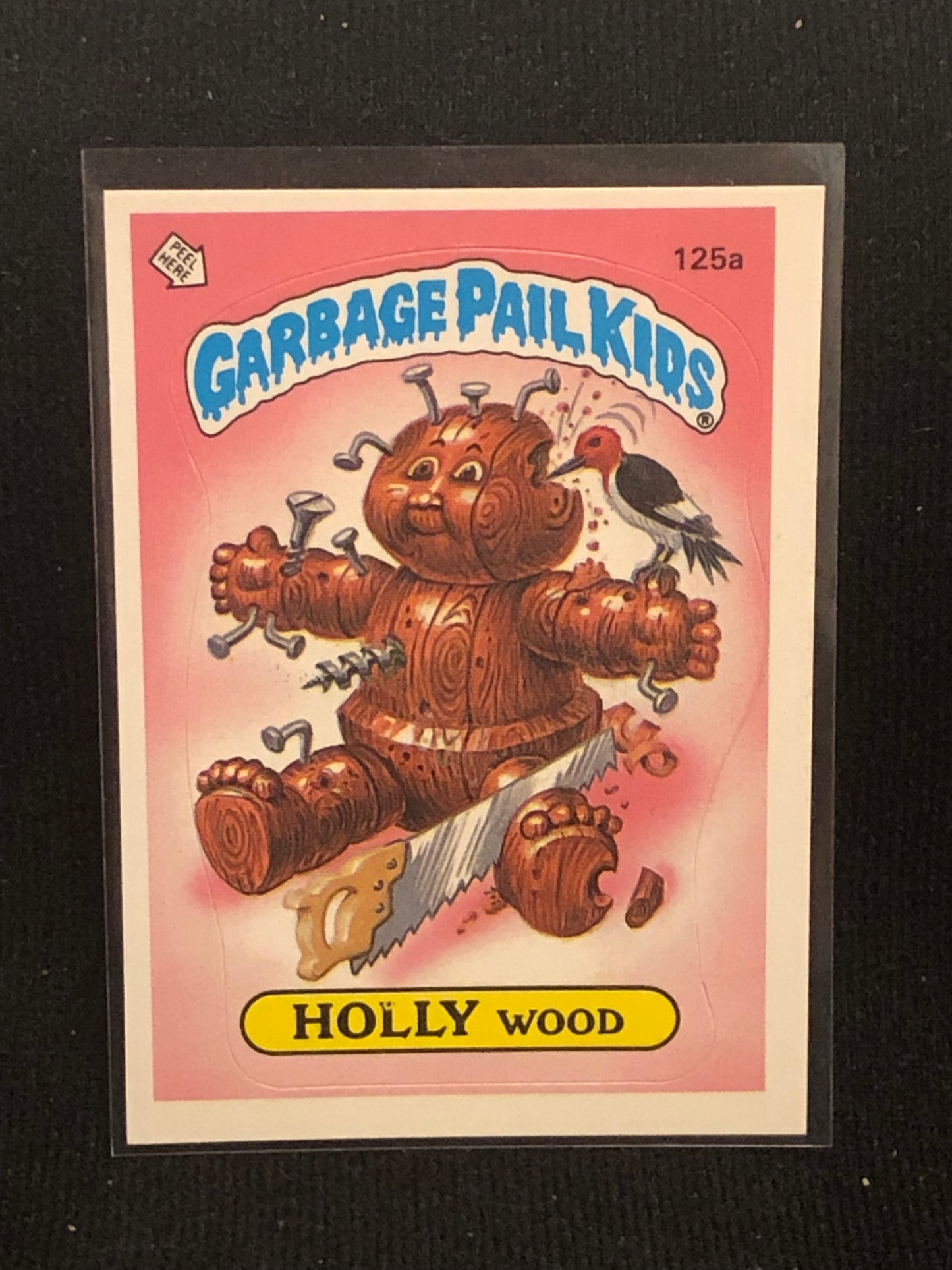 Garbage Pail Kids Original Series 4 (os4) 125a Holly Wood