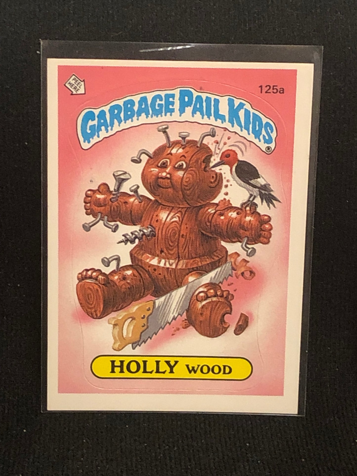 Garbage Pail Kids Original Series 4 (os4) 125a Holly Wood