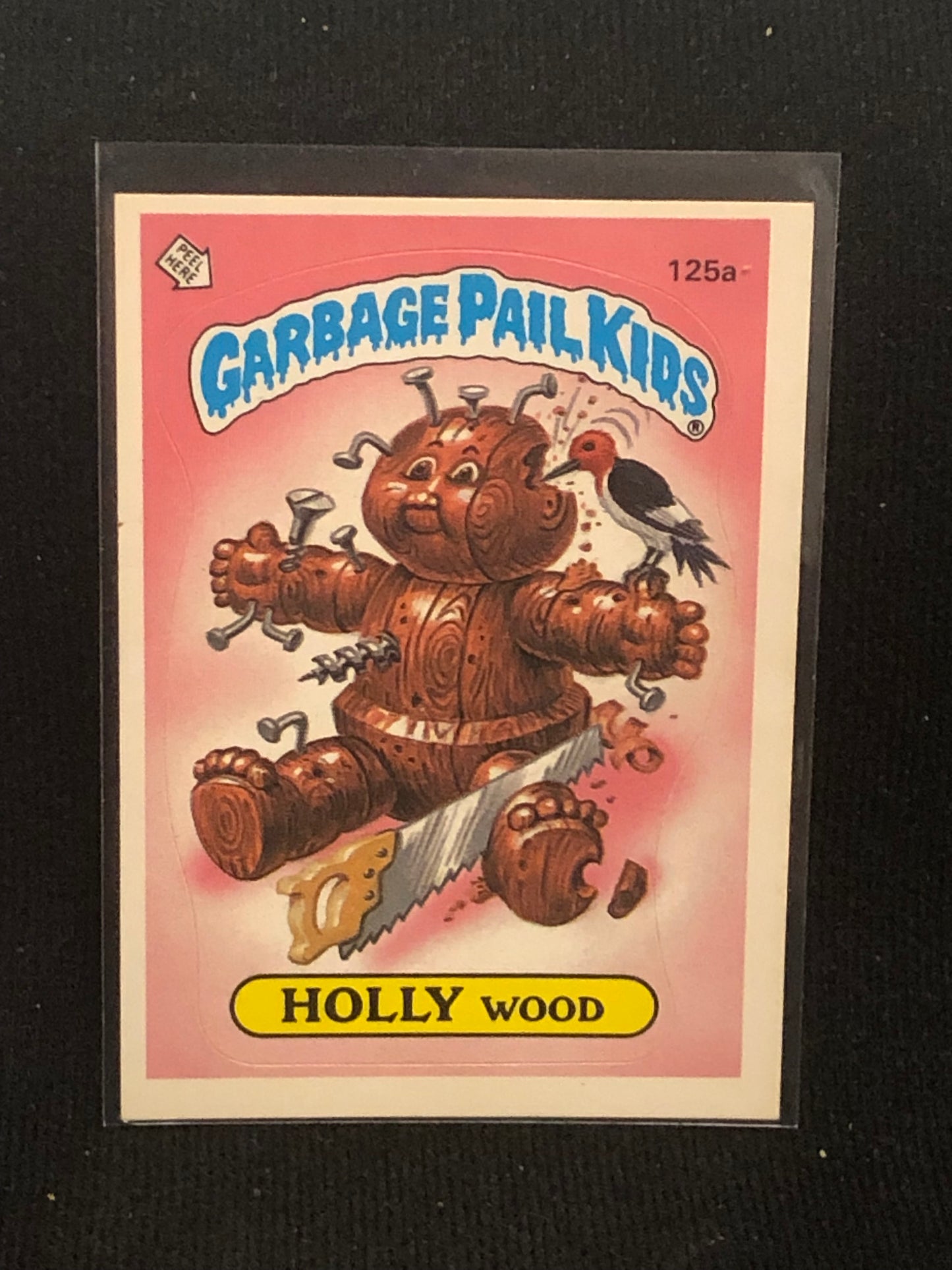 Garbage Pail Kids Original Series 4 (os4) 125a Holly Wood