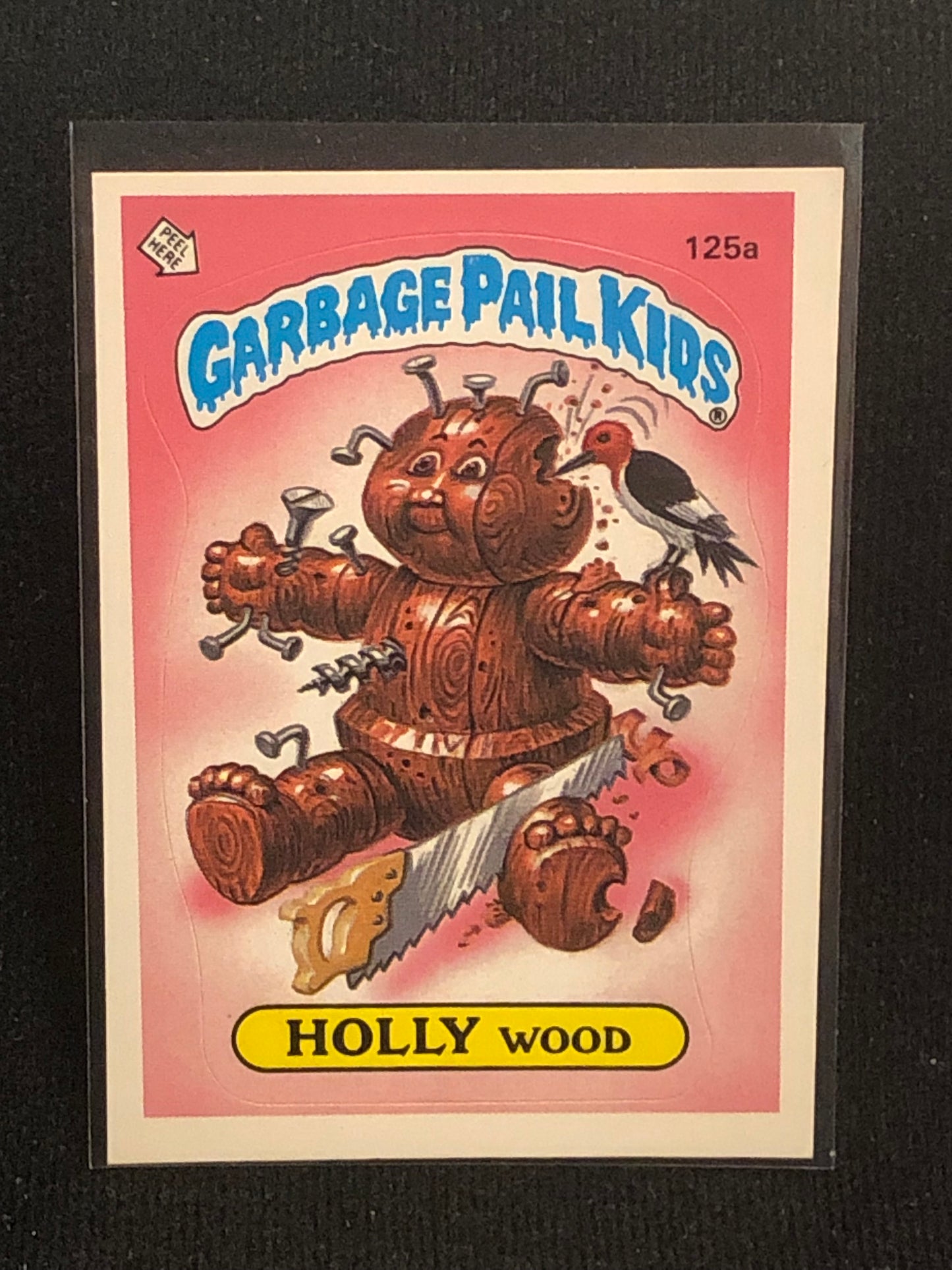 Garbage Pail Kids Original Series 4 (os4) 125a Holly Wood