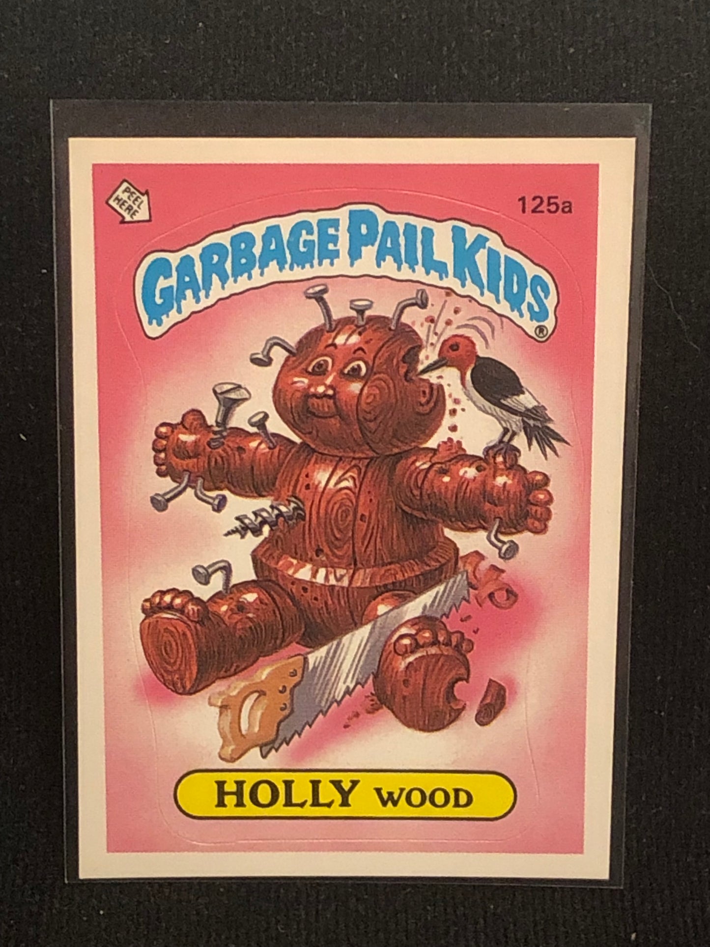 Garbage Pail Kids Original Series 4 (os4) 125a Holly Wood