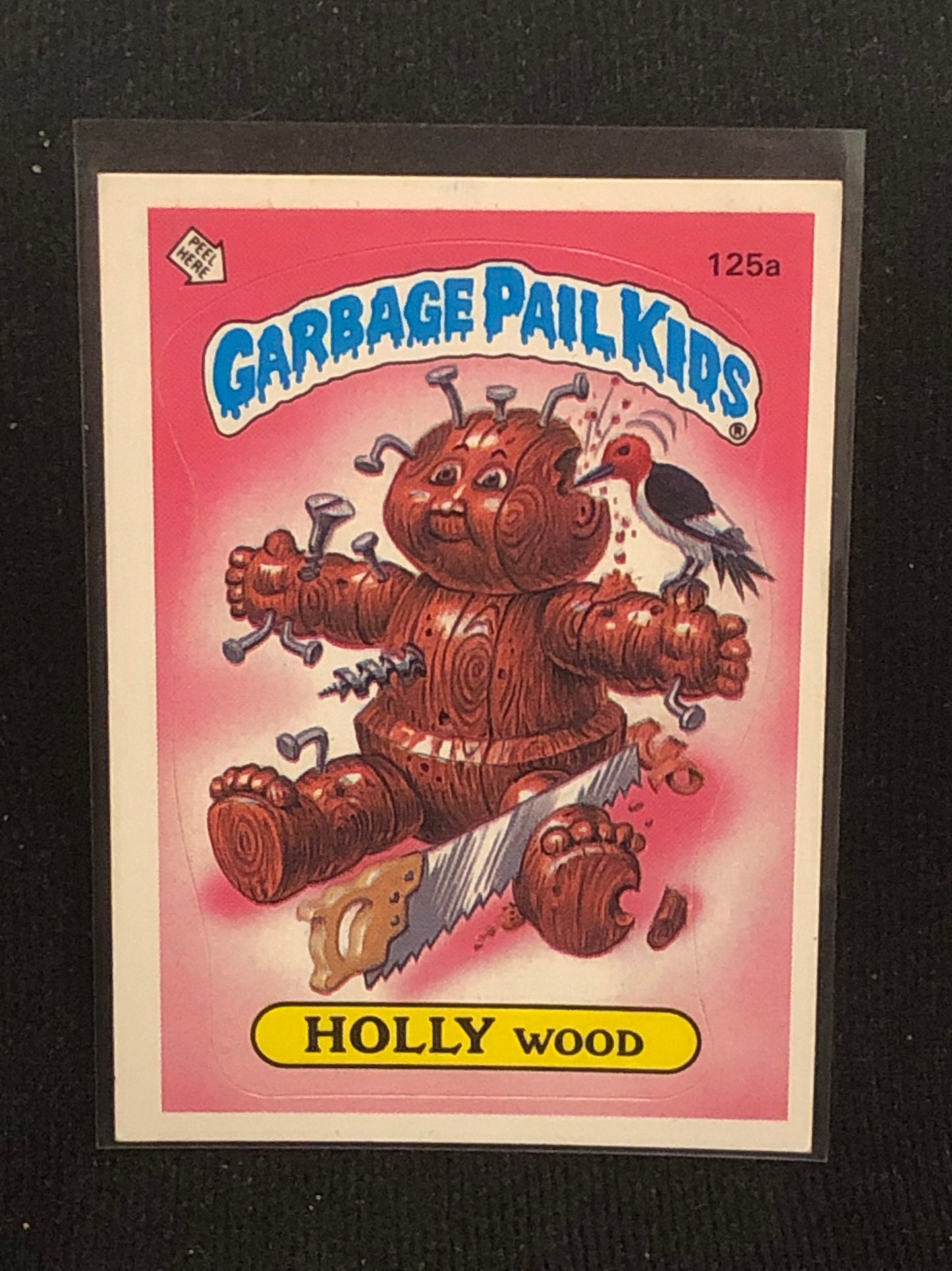 Garbage Pail Kids Original Series 4 (os4) 125a Holly Wood