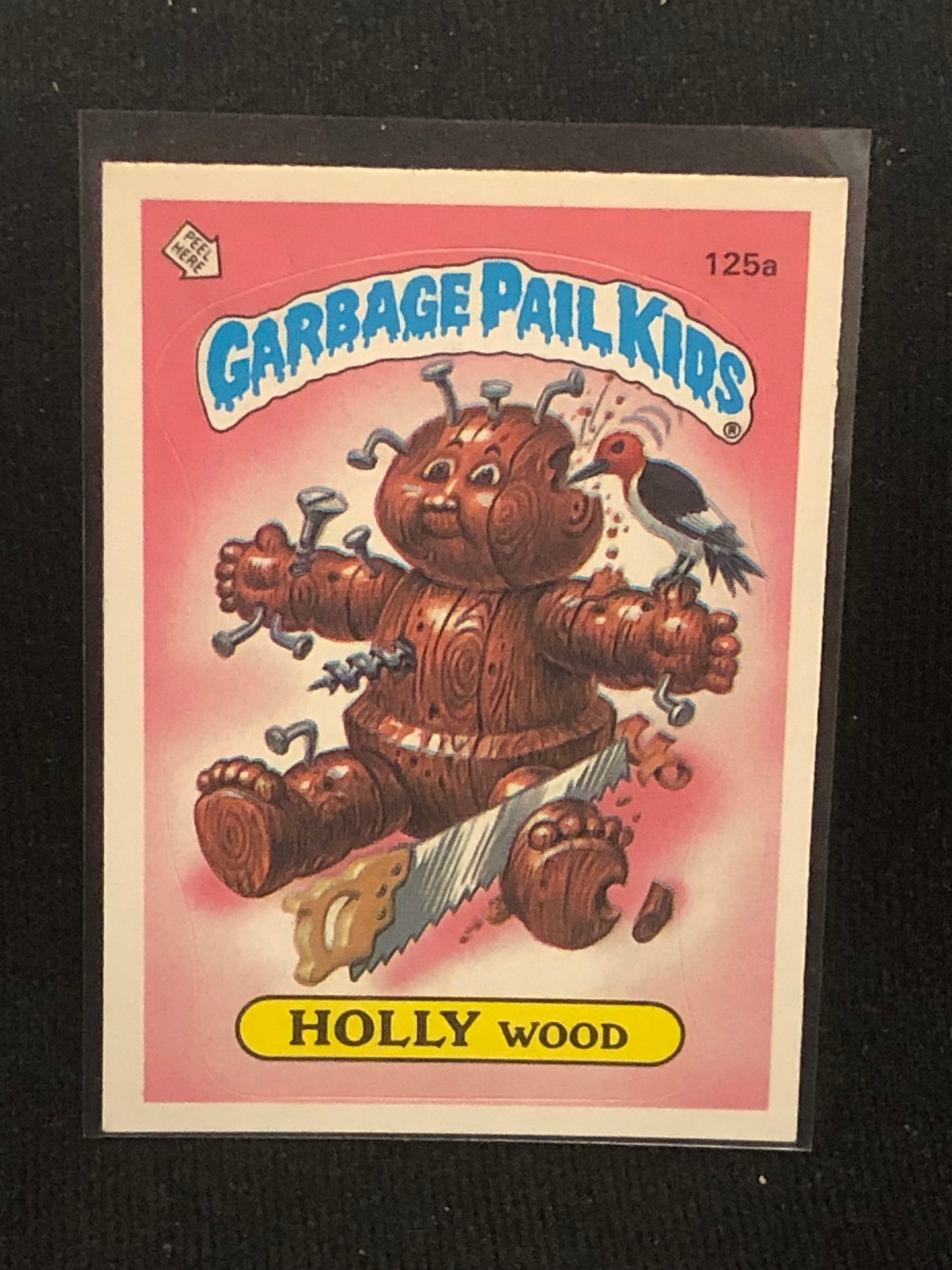 Garbage Pail Kids Original Series 4 (os4) 125a Holly Wood