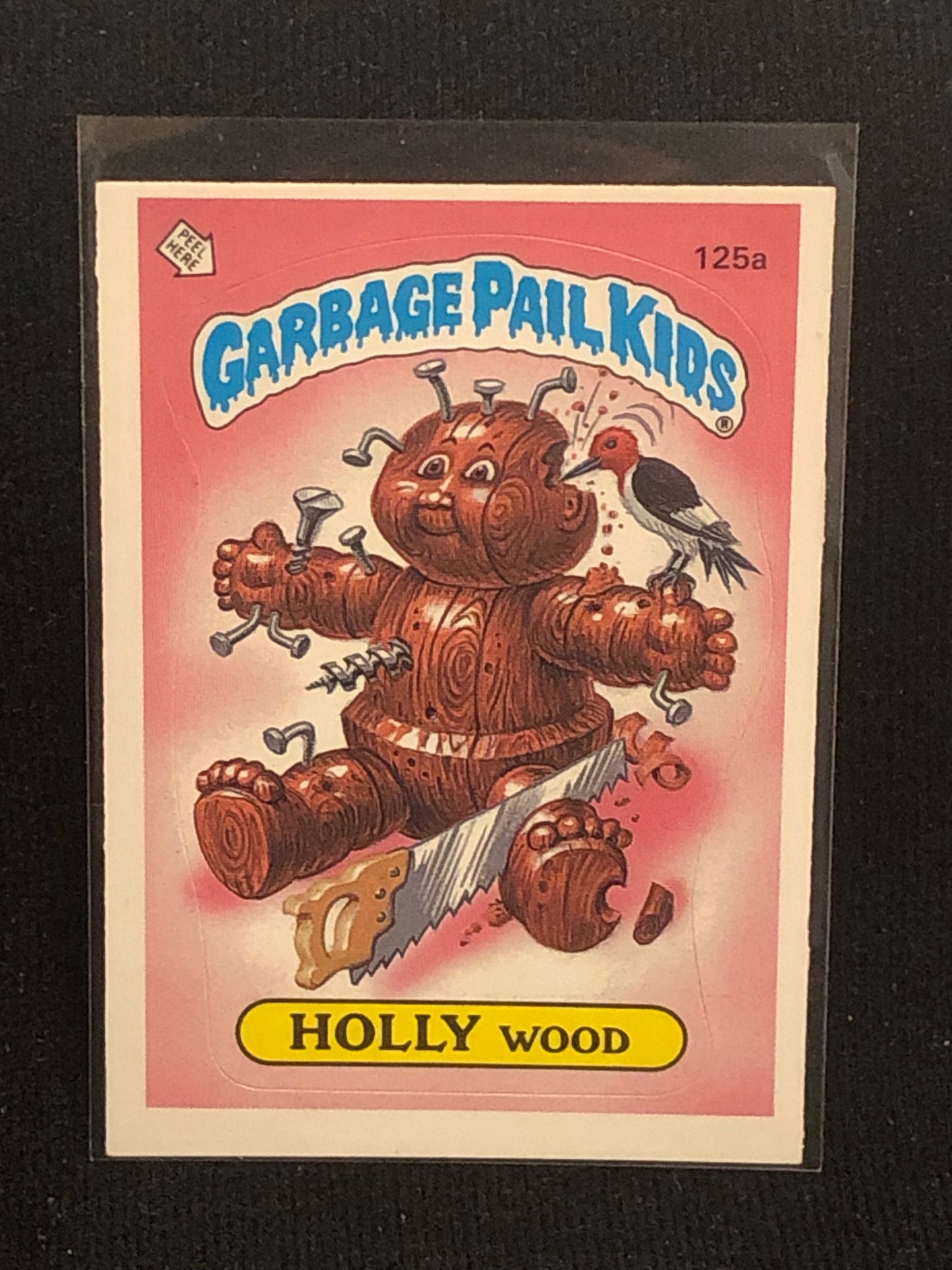 Garbage Pail Kids Original Series 4 (os4) 125a Holly Wood