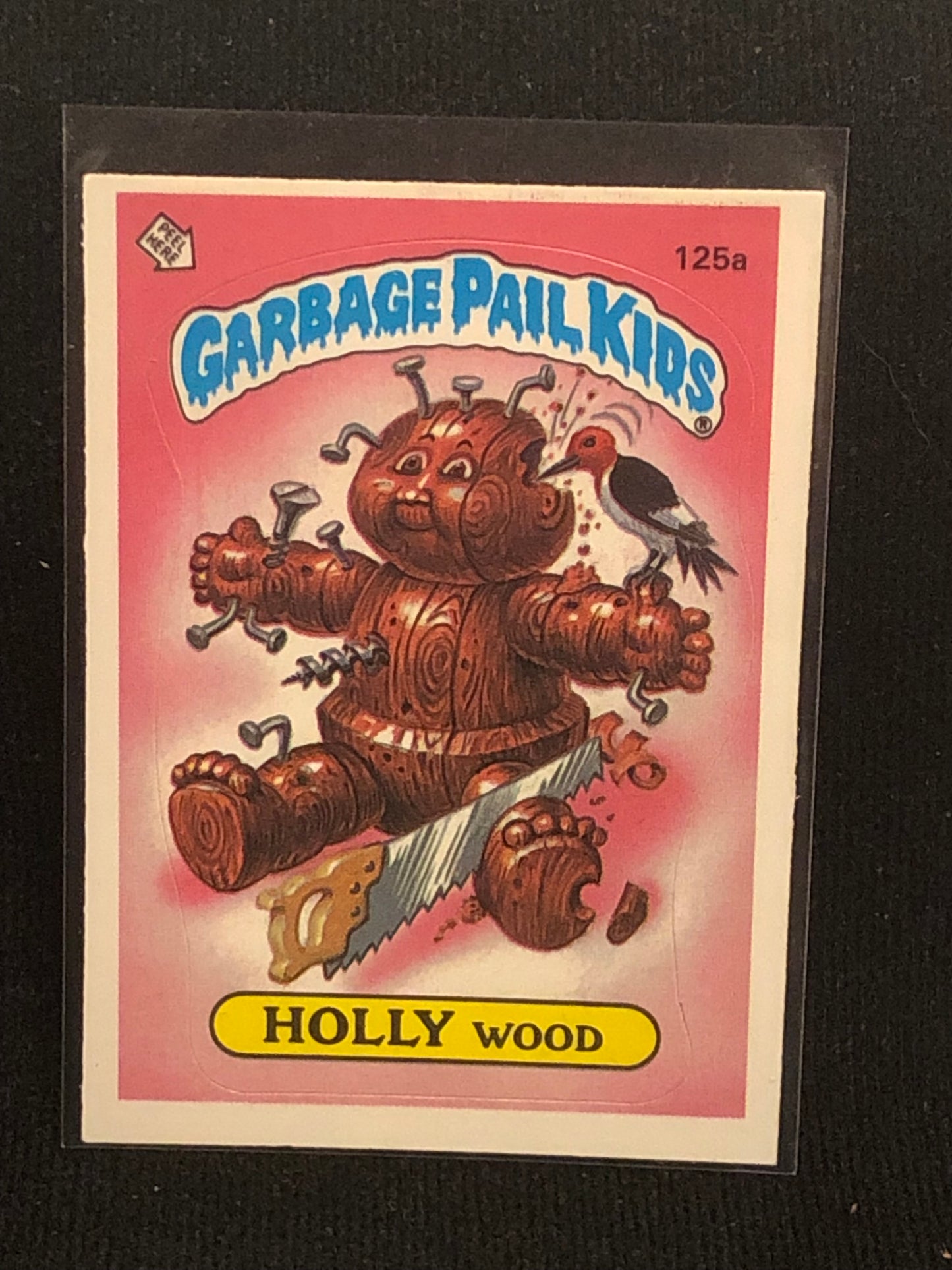 Garbage Pail Kids Original Series 4 (os4) 125a Holly Wood