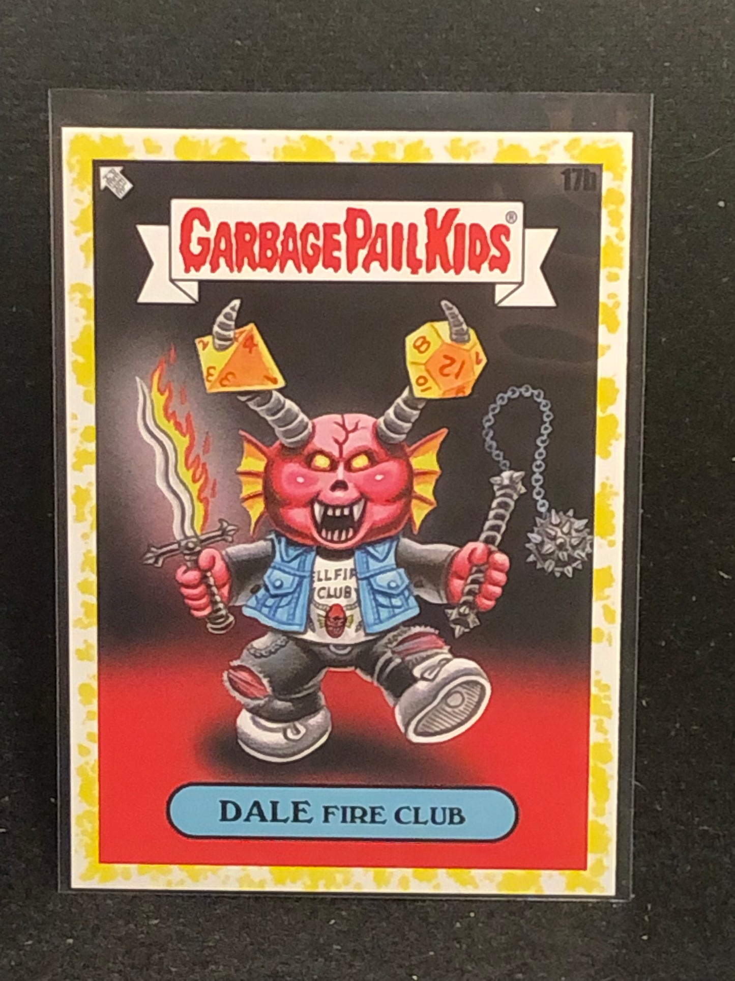 Garbage Pail Kids Kids At Play U-PICK Yellow Parallel Singles