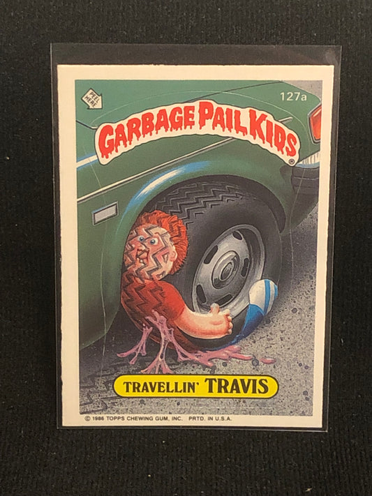 Garbage Pail Kids Original Series 4 (os4) 127a Travellin Travis