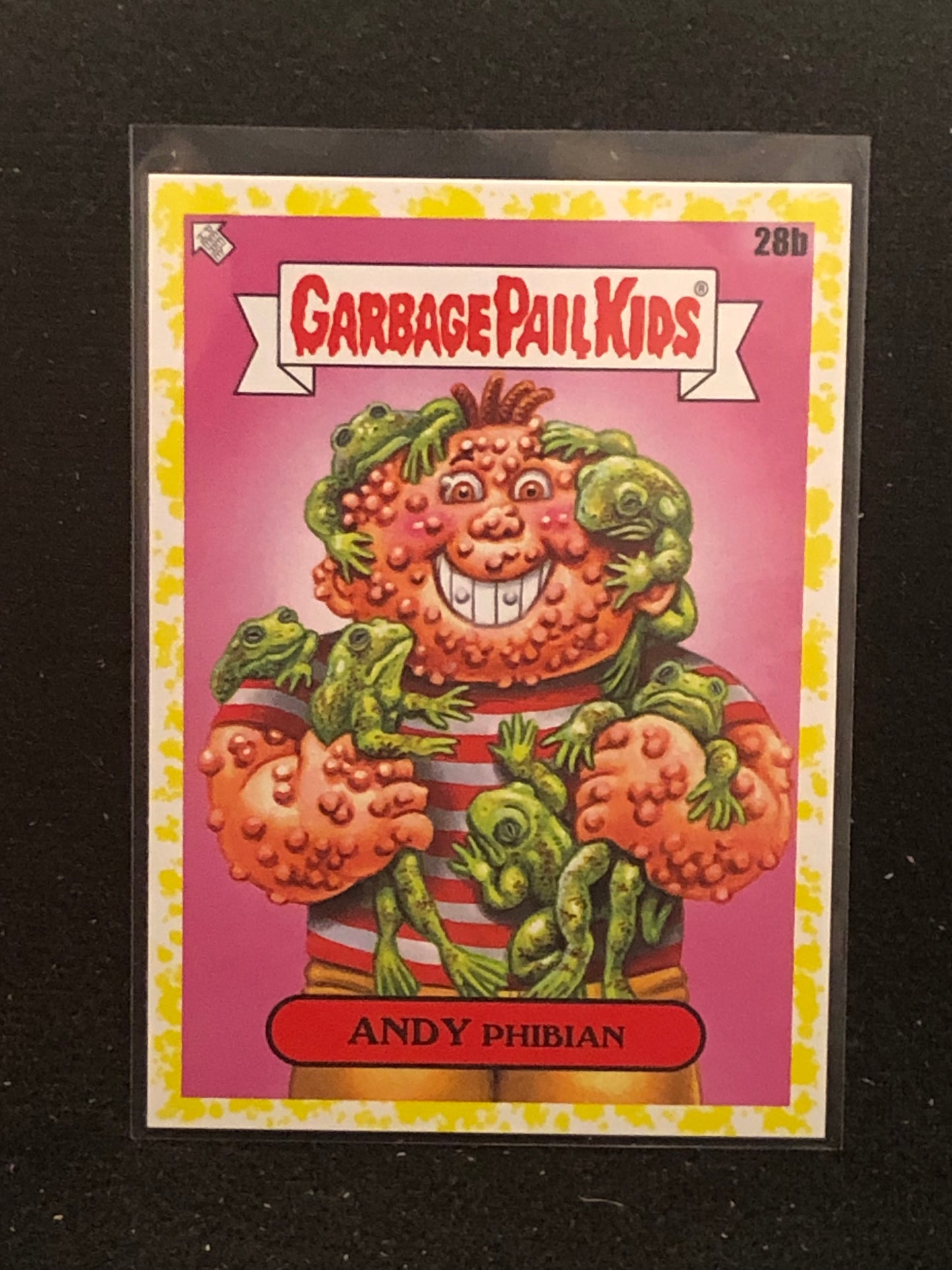 Garbage Pail Kids Kids At Play U-PICK Yellow Parallel Singles