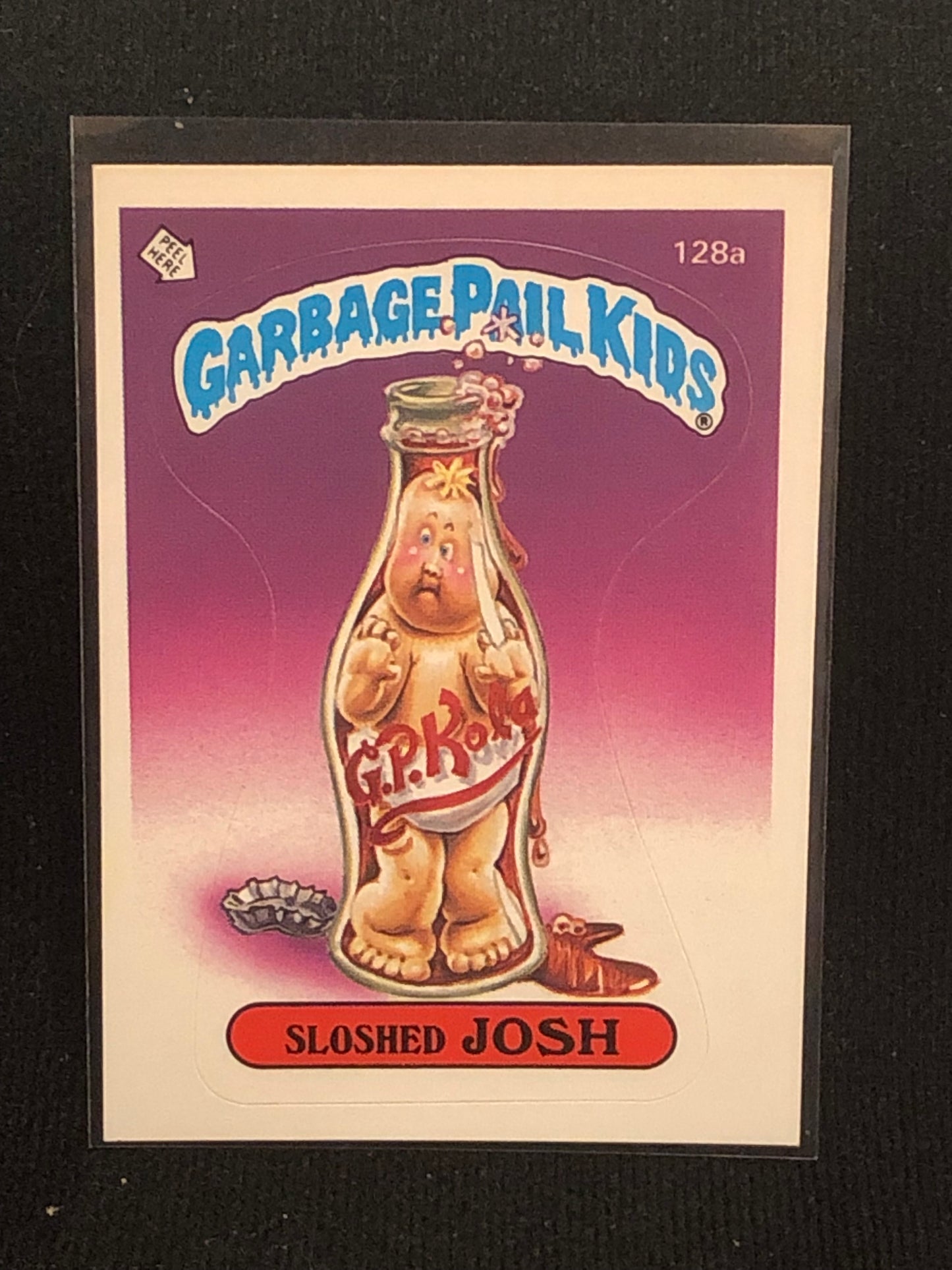 Garbage Pail Kids Original Series 4 (os4) 128a Sloshed Josh