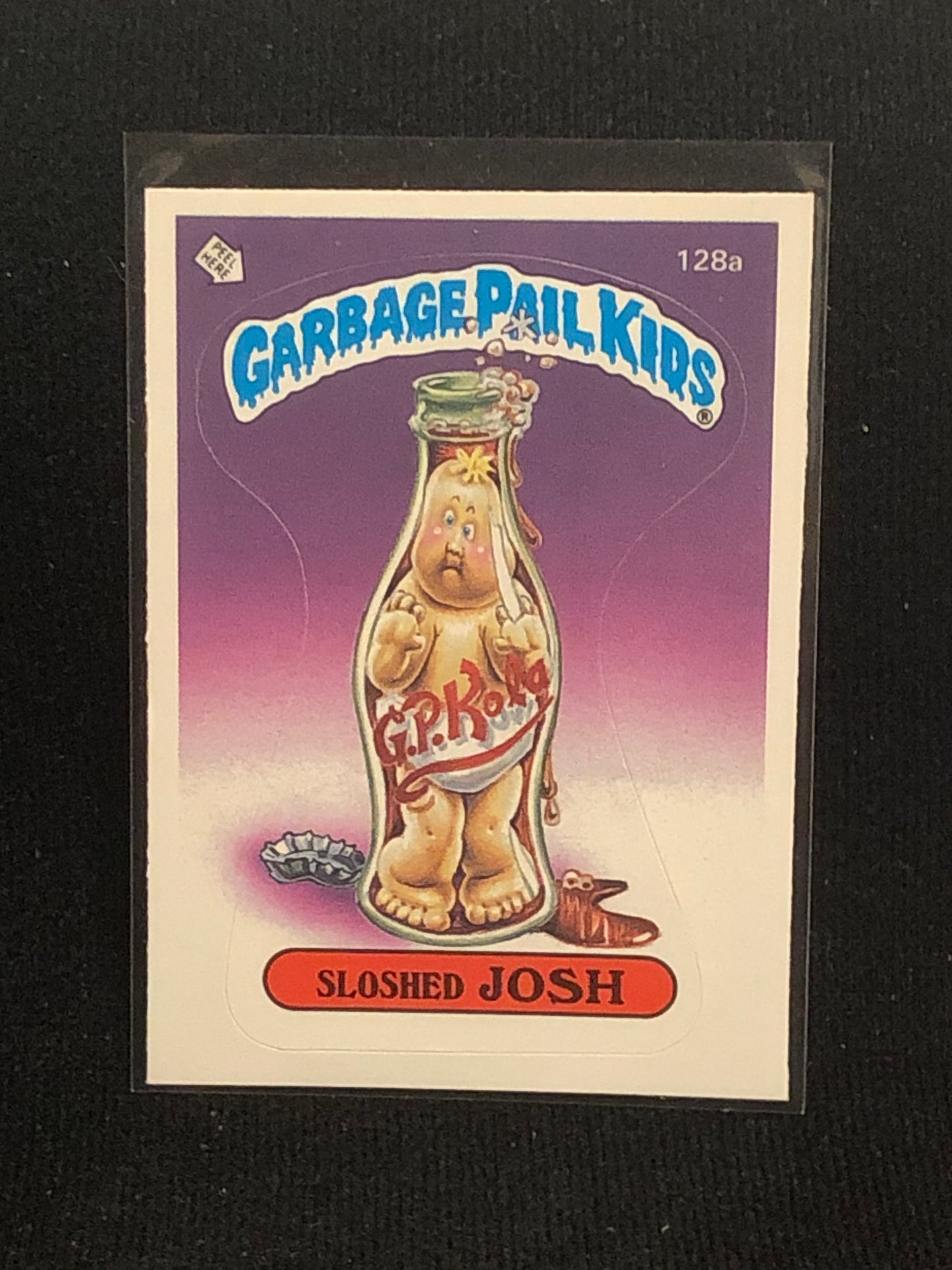 Garbage Pail Kids Original Series 4 (os4) 128a Sloshed Josh