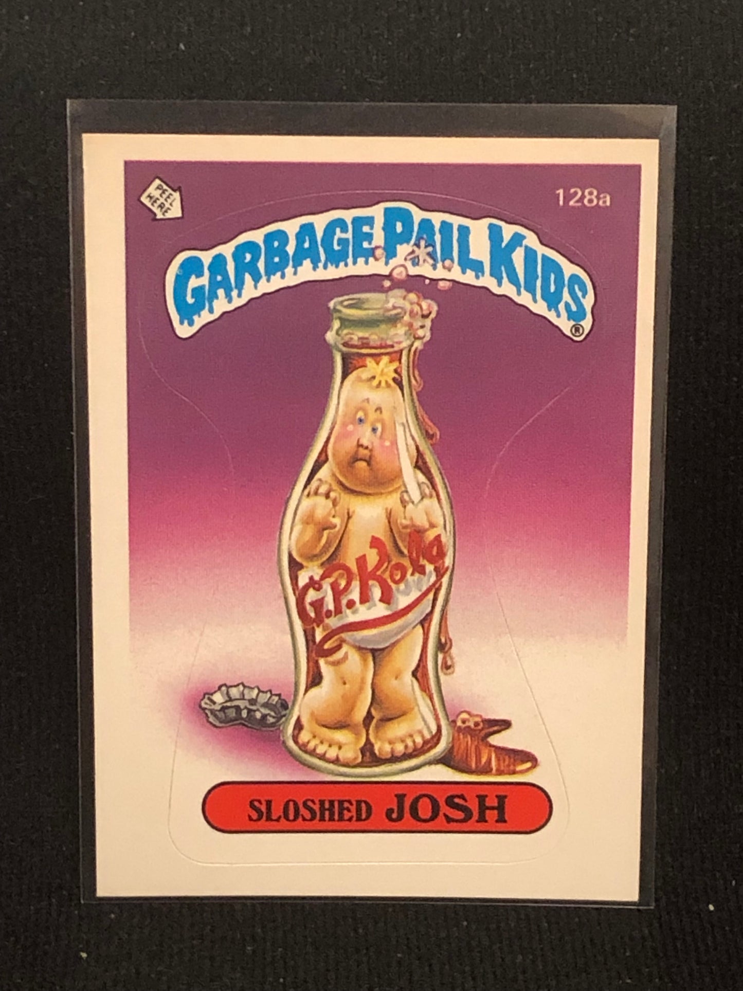 Garbage Pail Kids Original Series 4 (os4) 128a Sloshed Josh