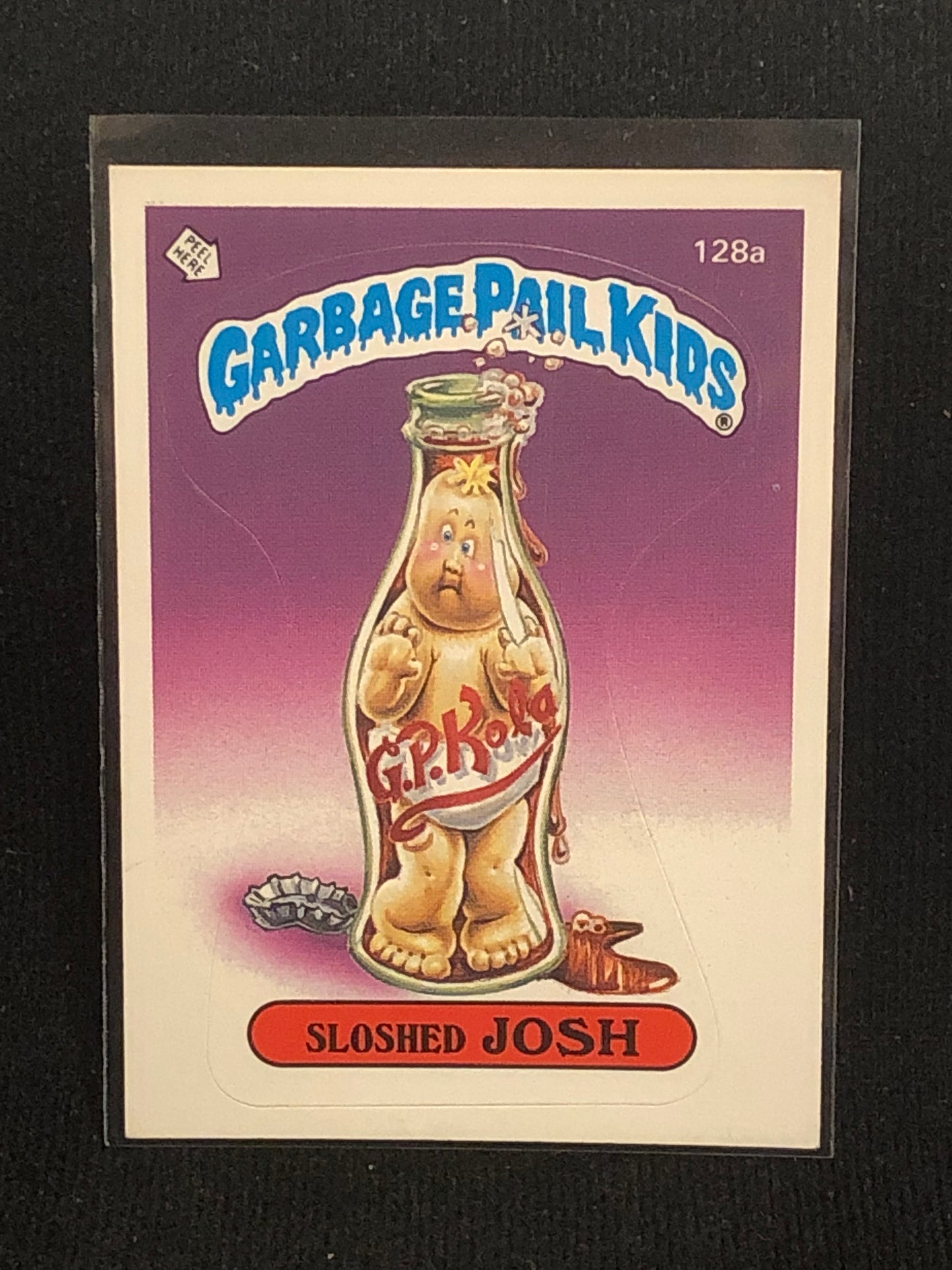 Garbage Pail Kids Original Series 4 (os4) 128a Sloshed Josh