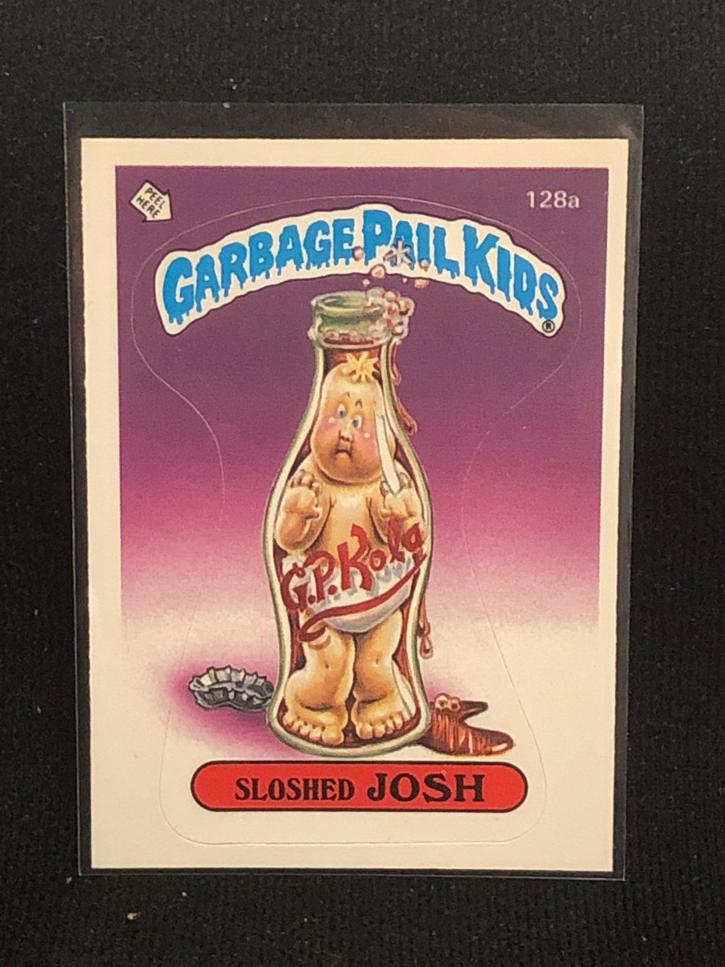 Garbage Pail Kids Original Series 4 (os4) 128a Sloshed Josh