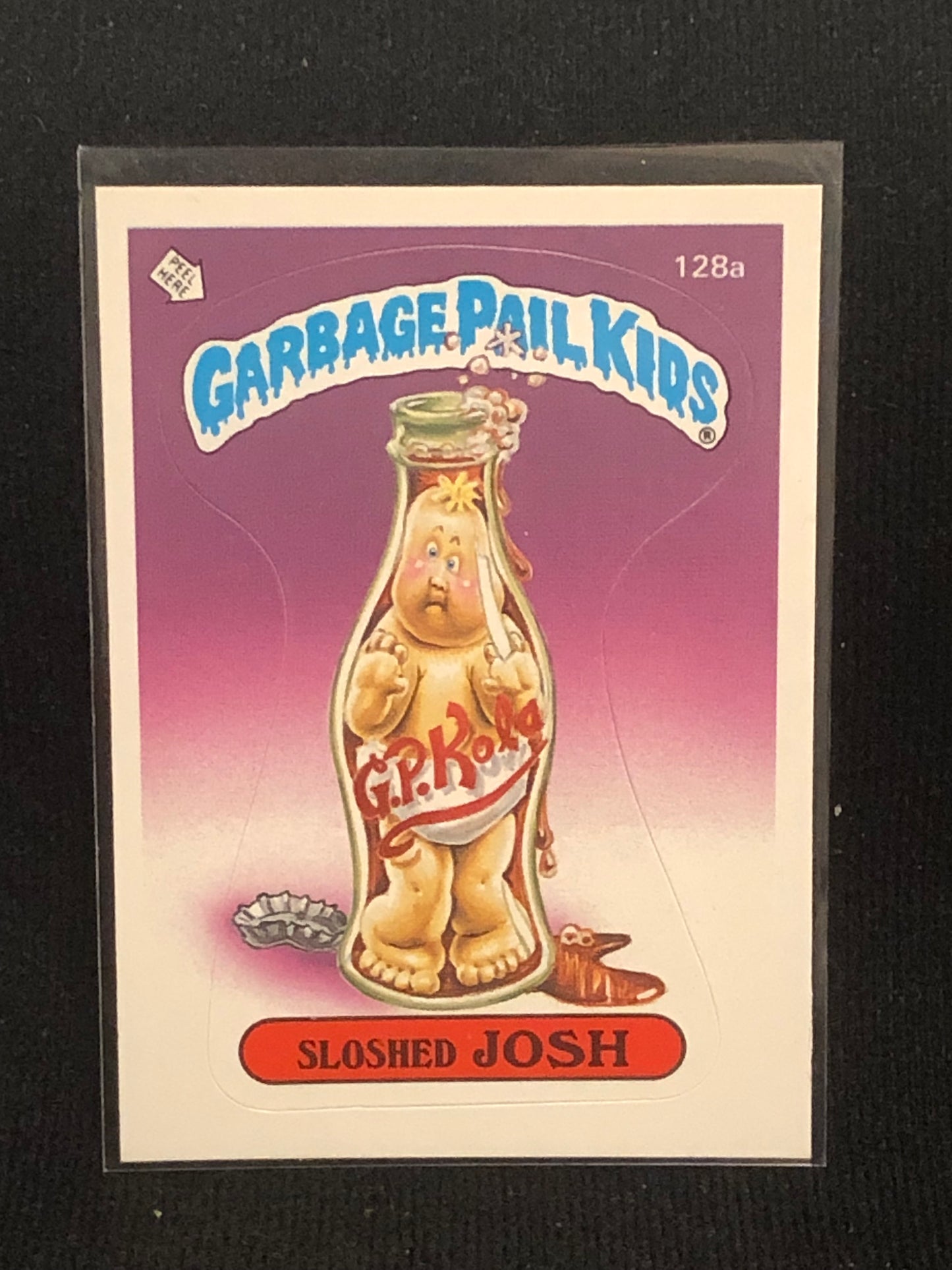 Garbage Pail Kids Original Series 4 (os4) 128a Sloshed Josh