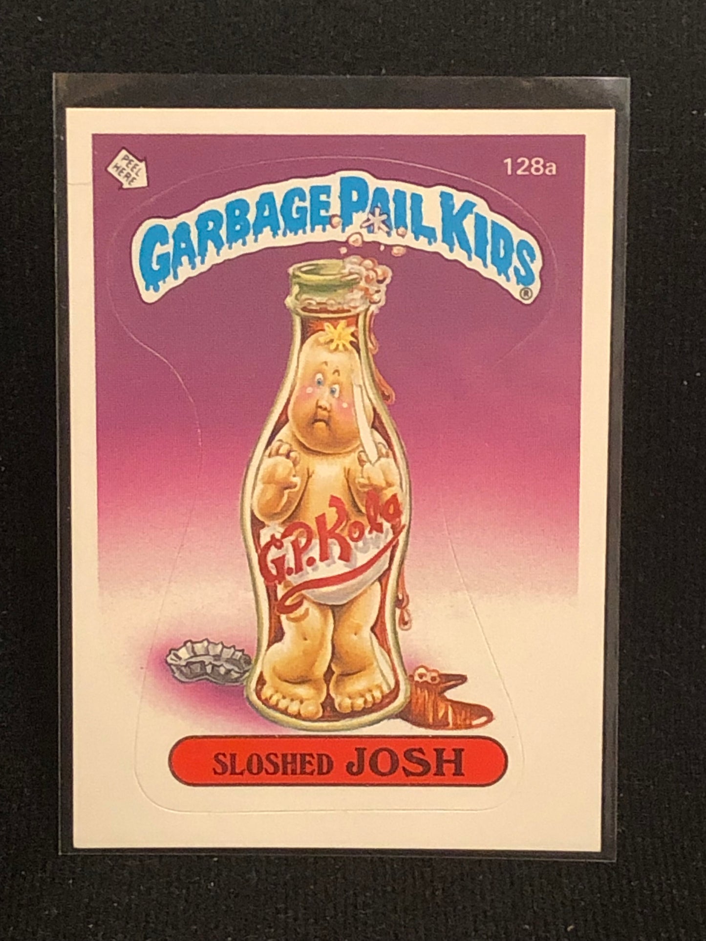 Garbage Pail Kids Original Series 4 (os4) 128a Sloshed Josh