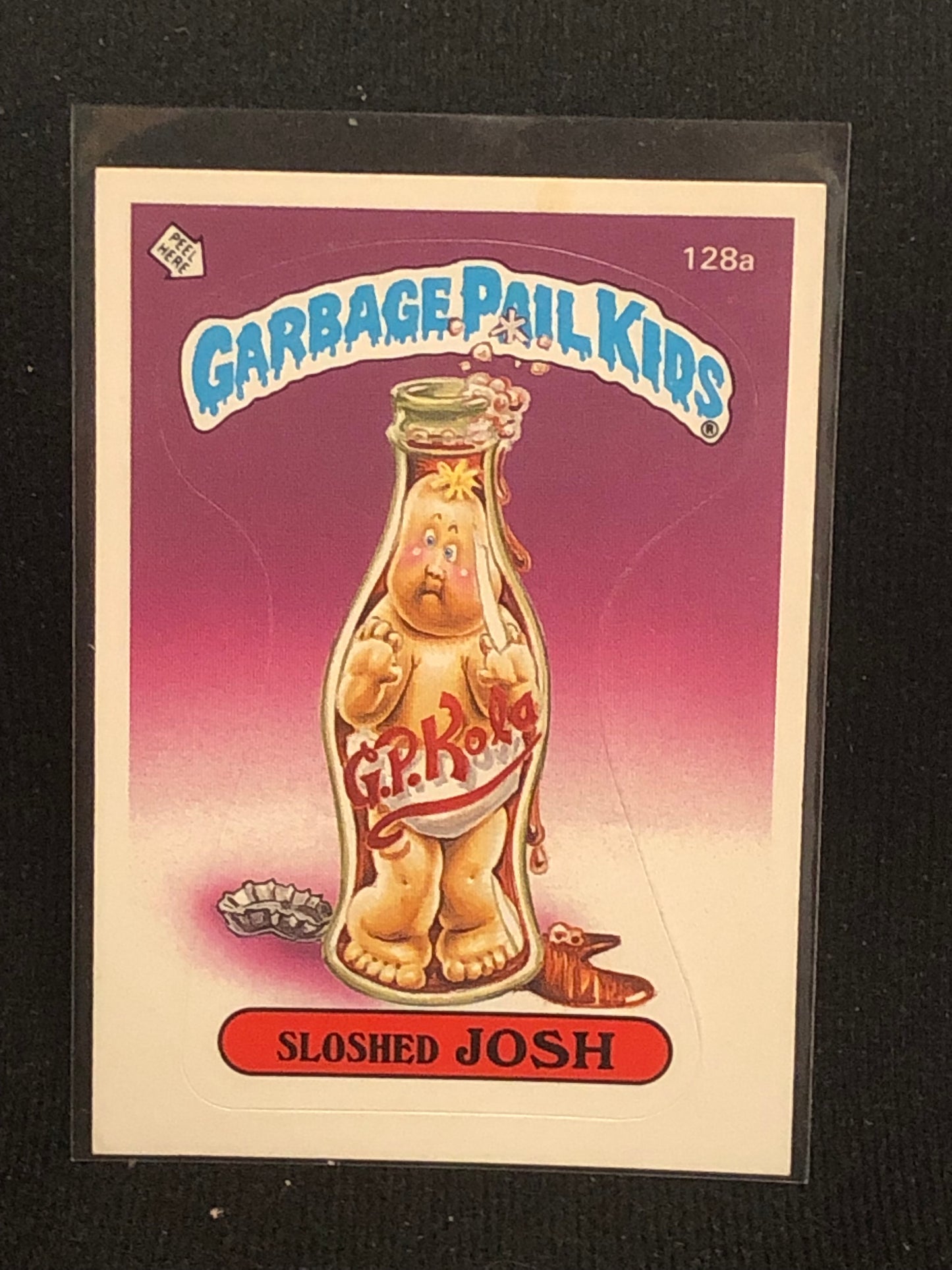 Garbage Pail Kids Original Series 4 (os4) 128a Sloshed Josh