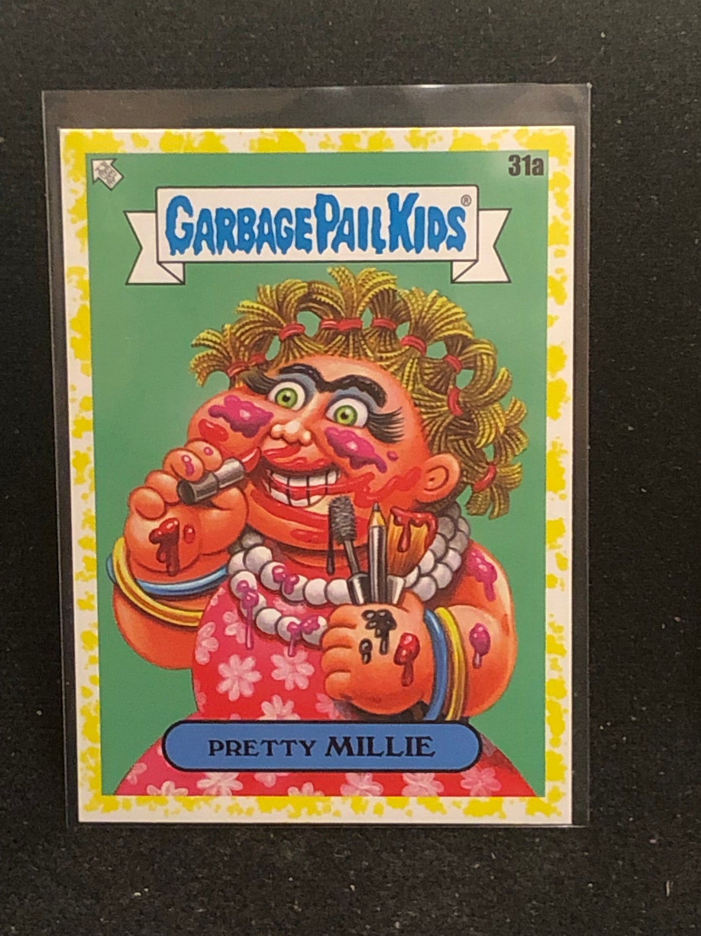 Garbage Pail Kids Kids At Play U-PICK Yellow Parallel Singles