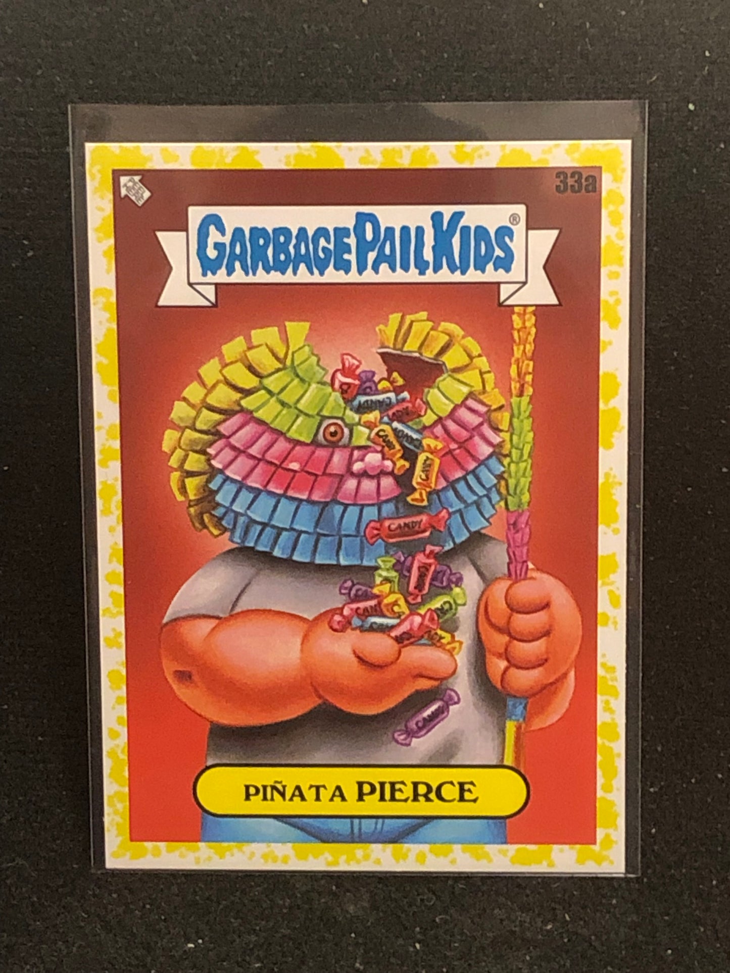 Garbage Pail Kids Kids At Play U-PICK Yellow Parallel Singles