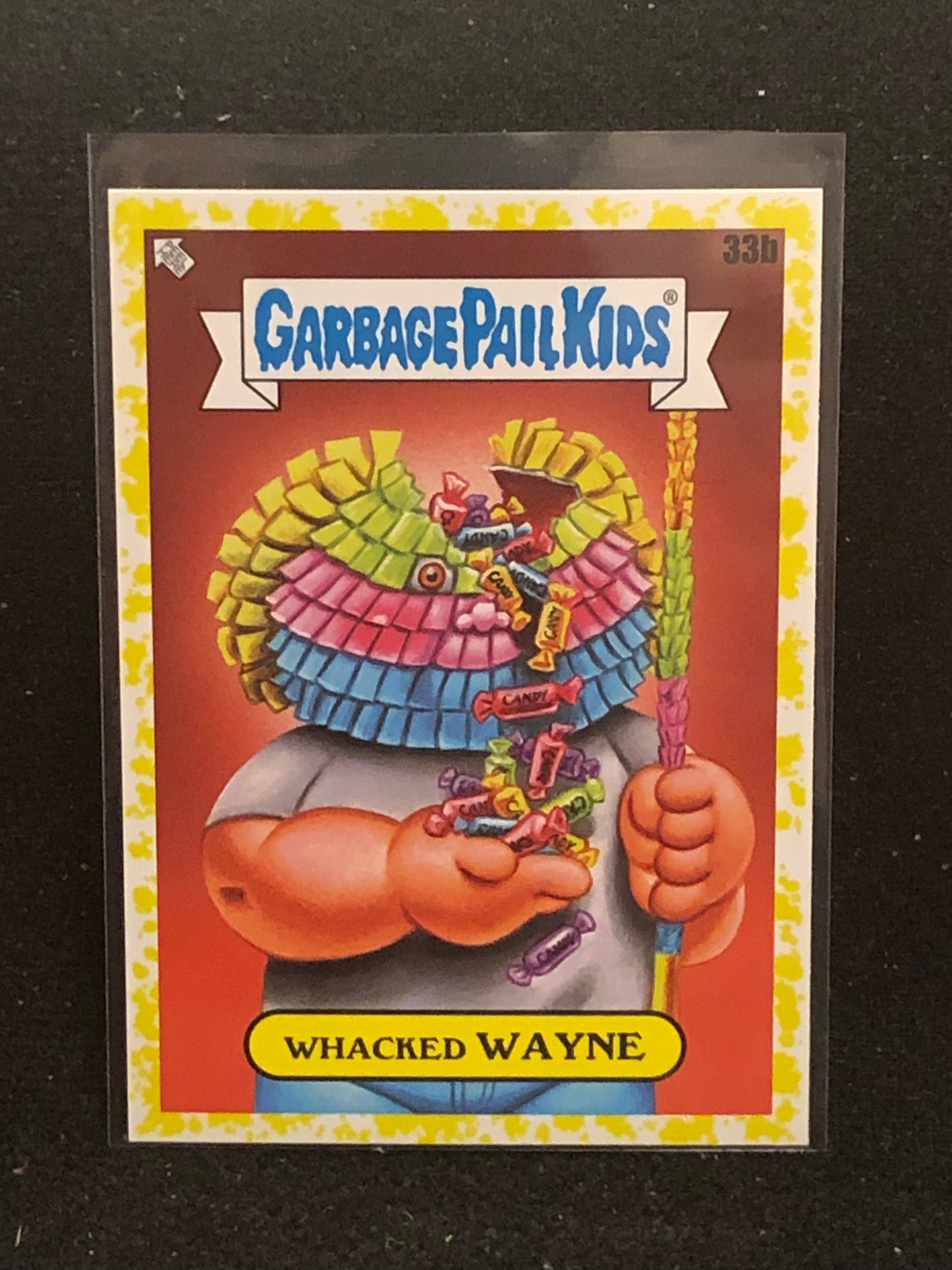 Garbage Pail Kids Kids At Play U-PICK Yellow Parallel Singles