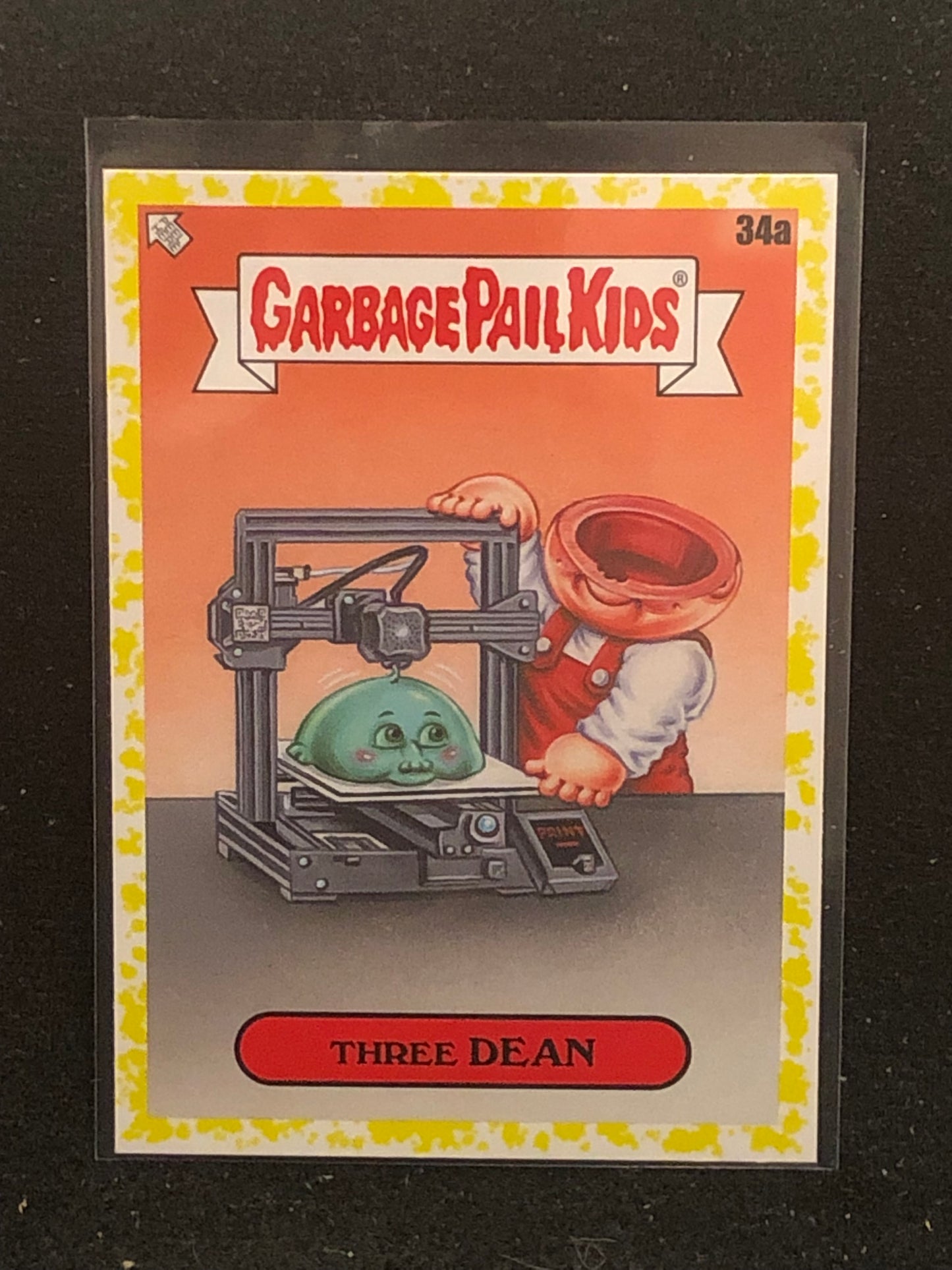 Garbage Pail Kids Kids At Play U-PICK Yellow Parallel Singles