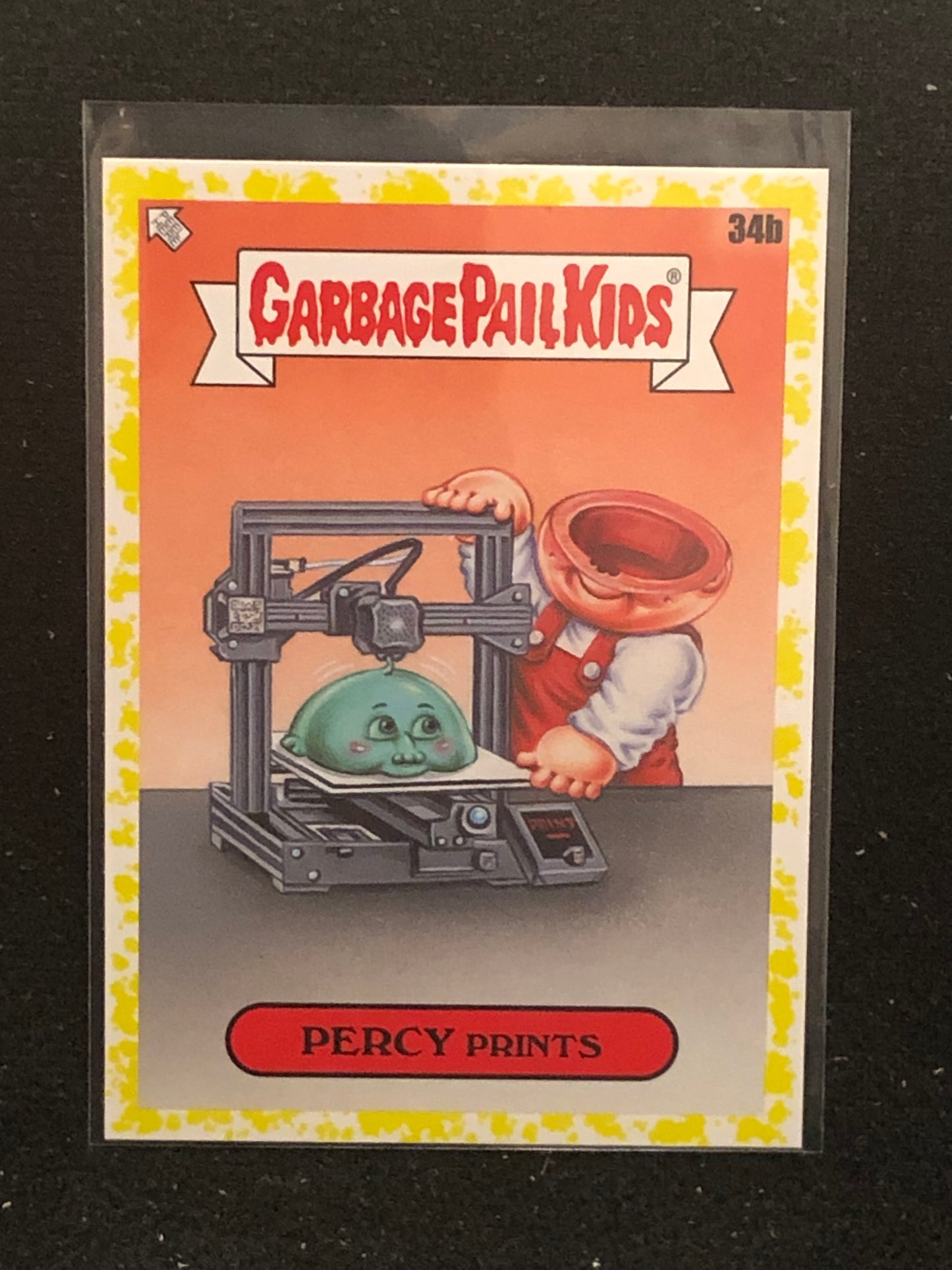 Garbage Pail Kids Kids At Play U-PICK Yellow Parallel Singles