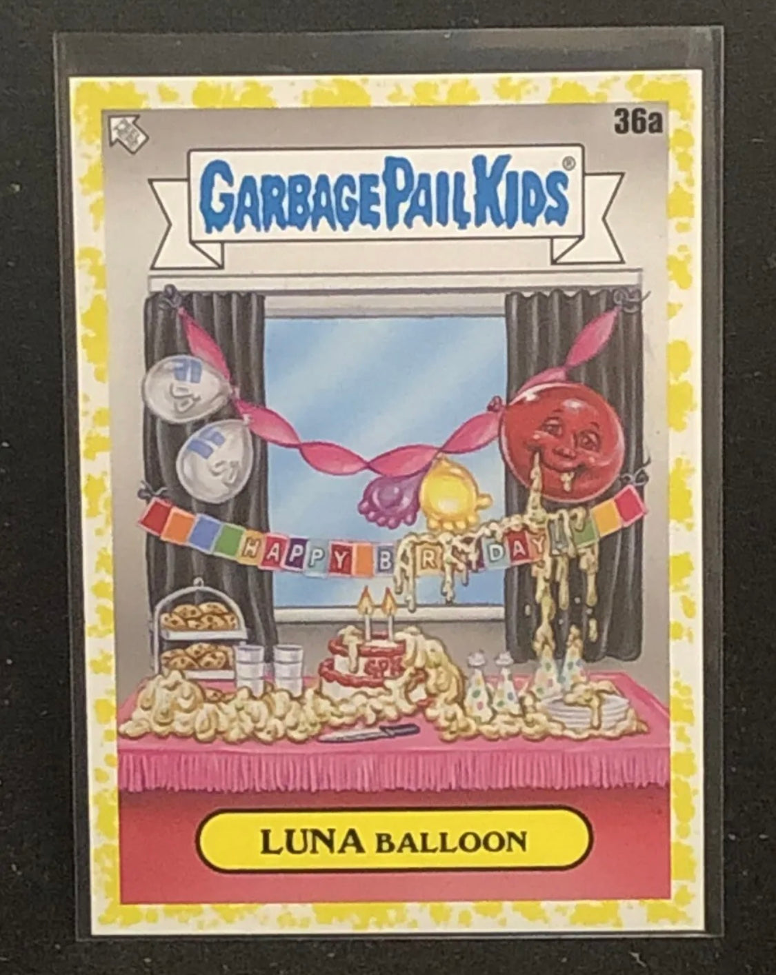 Garbage Pail Kids Kids At Play U-PICK Yellow Parallel Singles