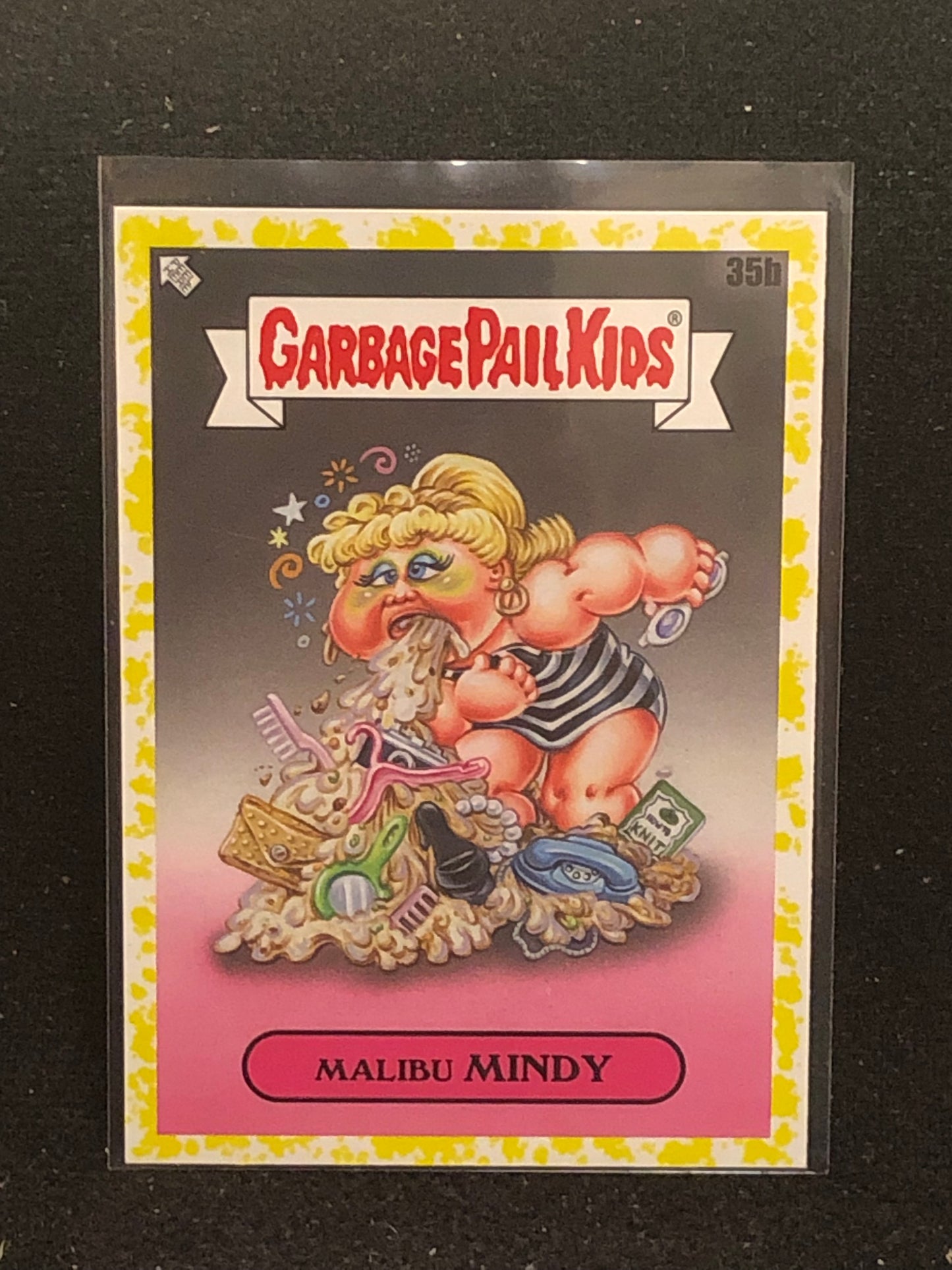 Garbage Pail Kids Kids At Play U-PICK Yellow Parallel Singles