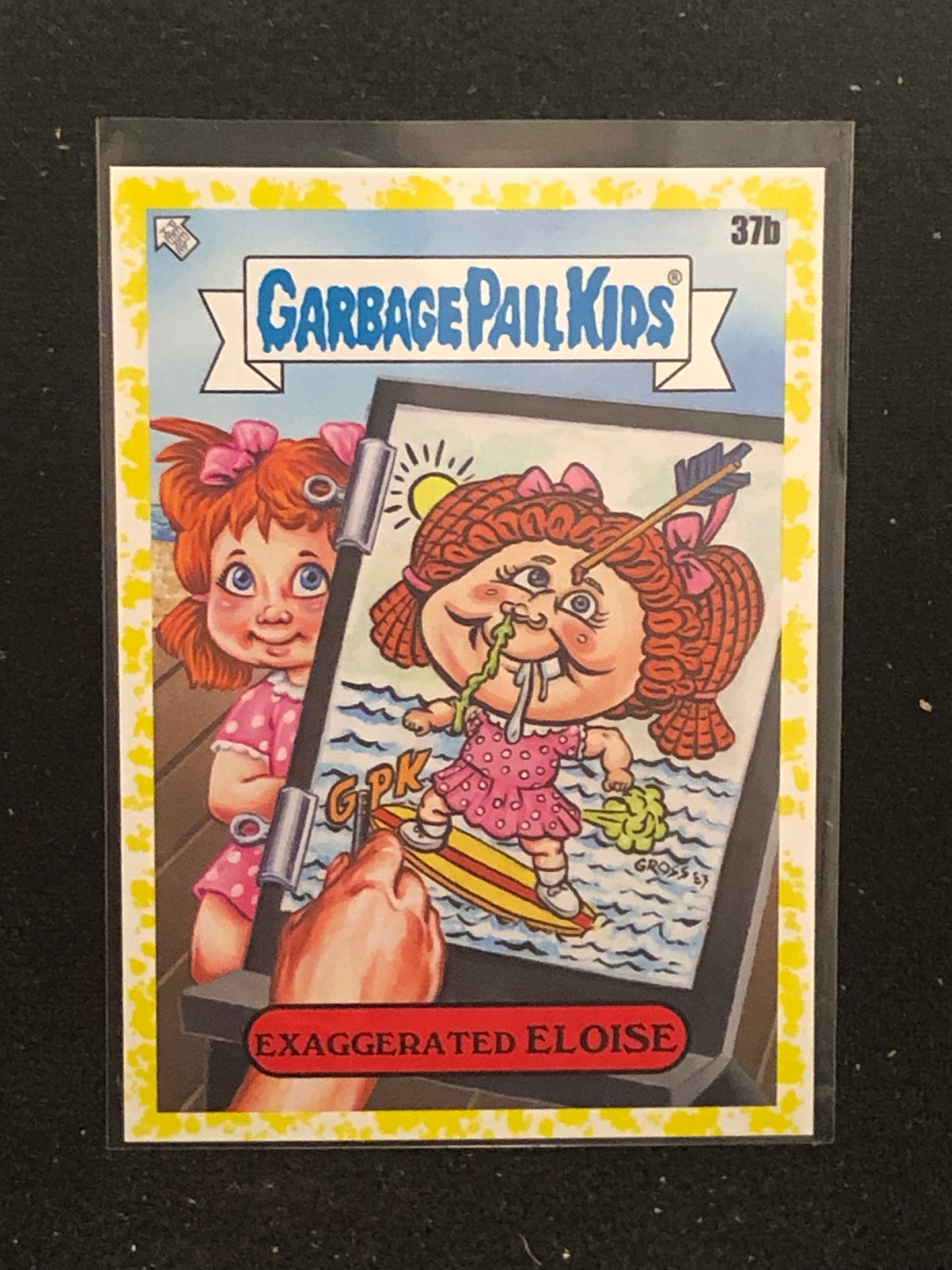 Garbage Pail Kids Kids At Play U-PICK Yellow Parallel Singles