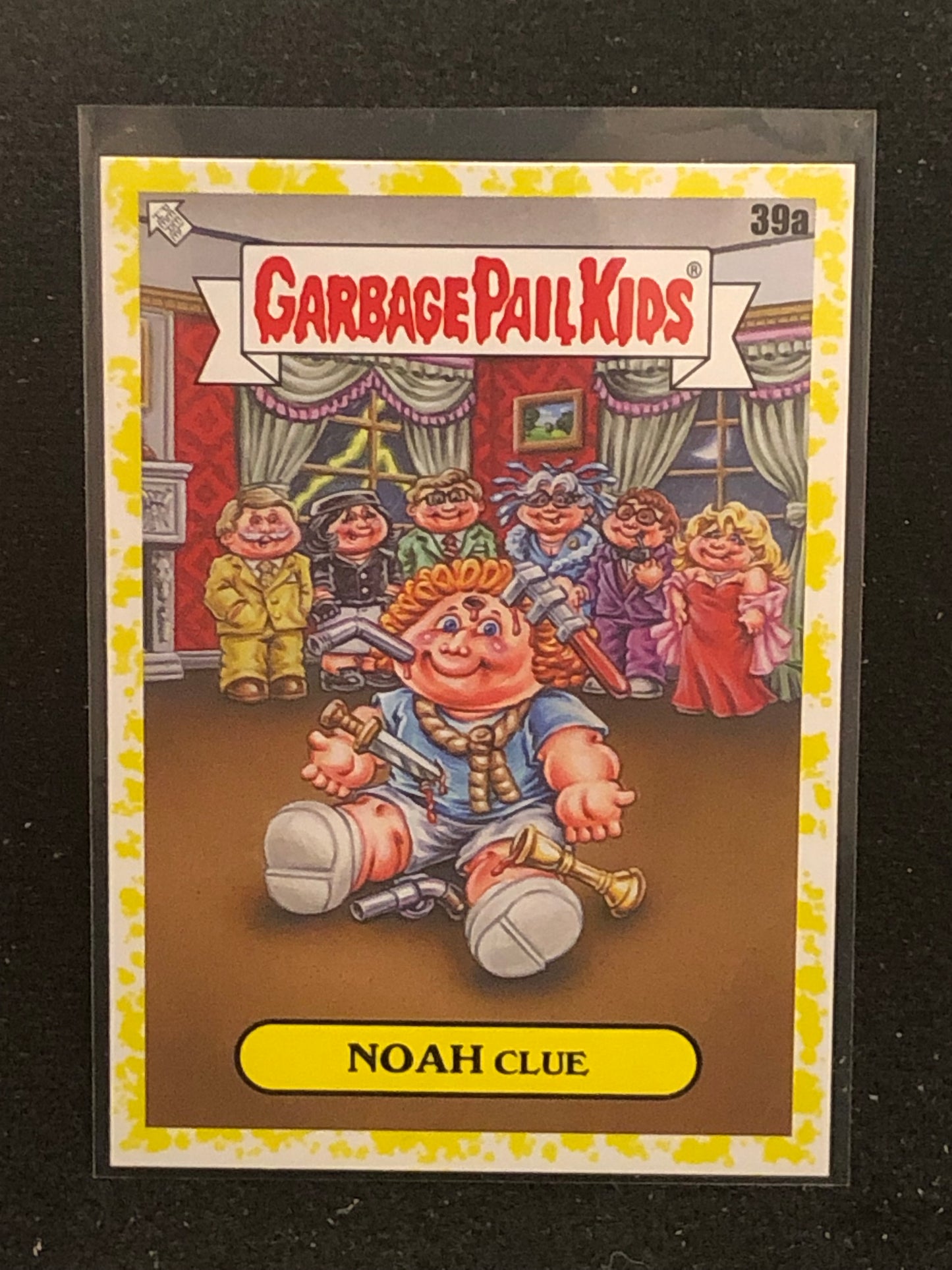 Garbage Pail Kids Kids At Play U-PICK Yellow Parallel Singles