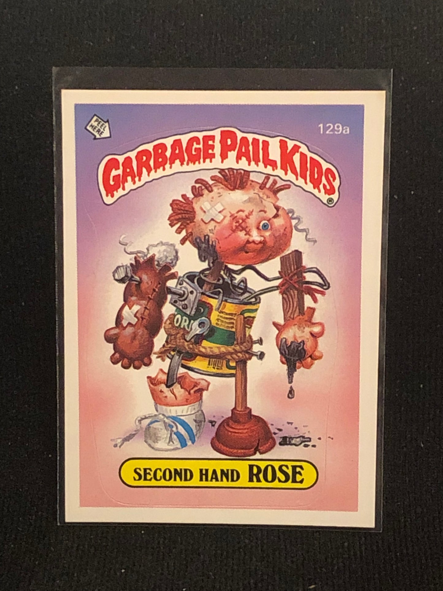 Garbage Pail Kids Original Series 4 (os4) 129a Second Hand Rose