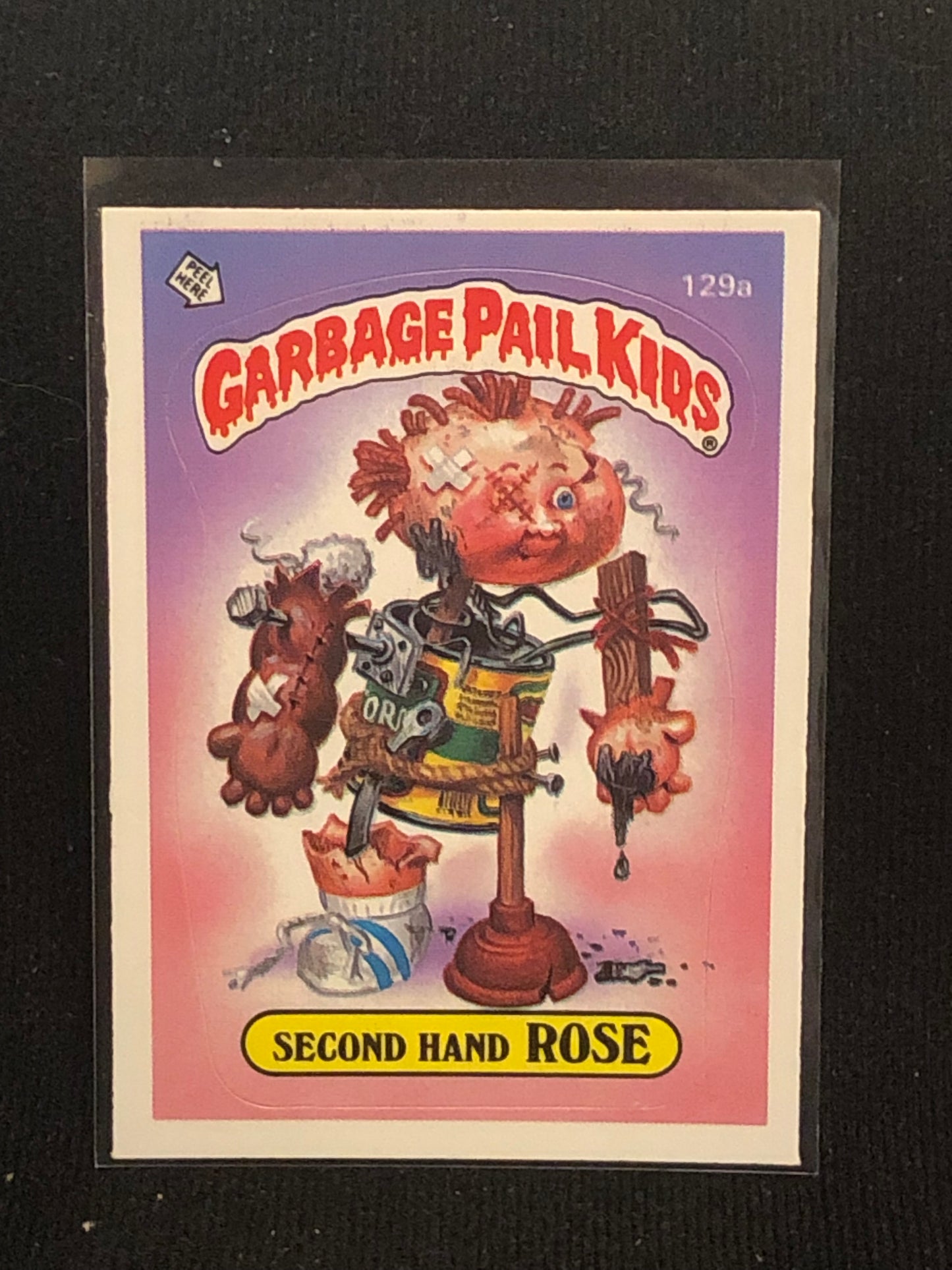 Garbage Pail Kids Original Series 4 (os4) 129a Second Hand Rose