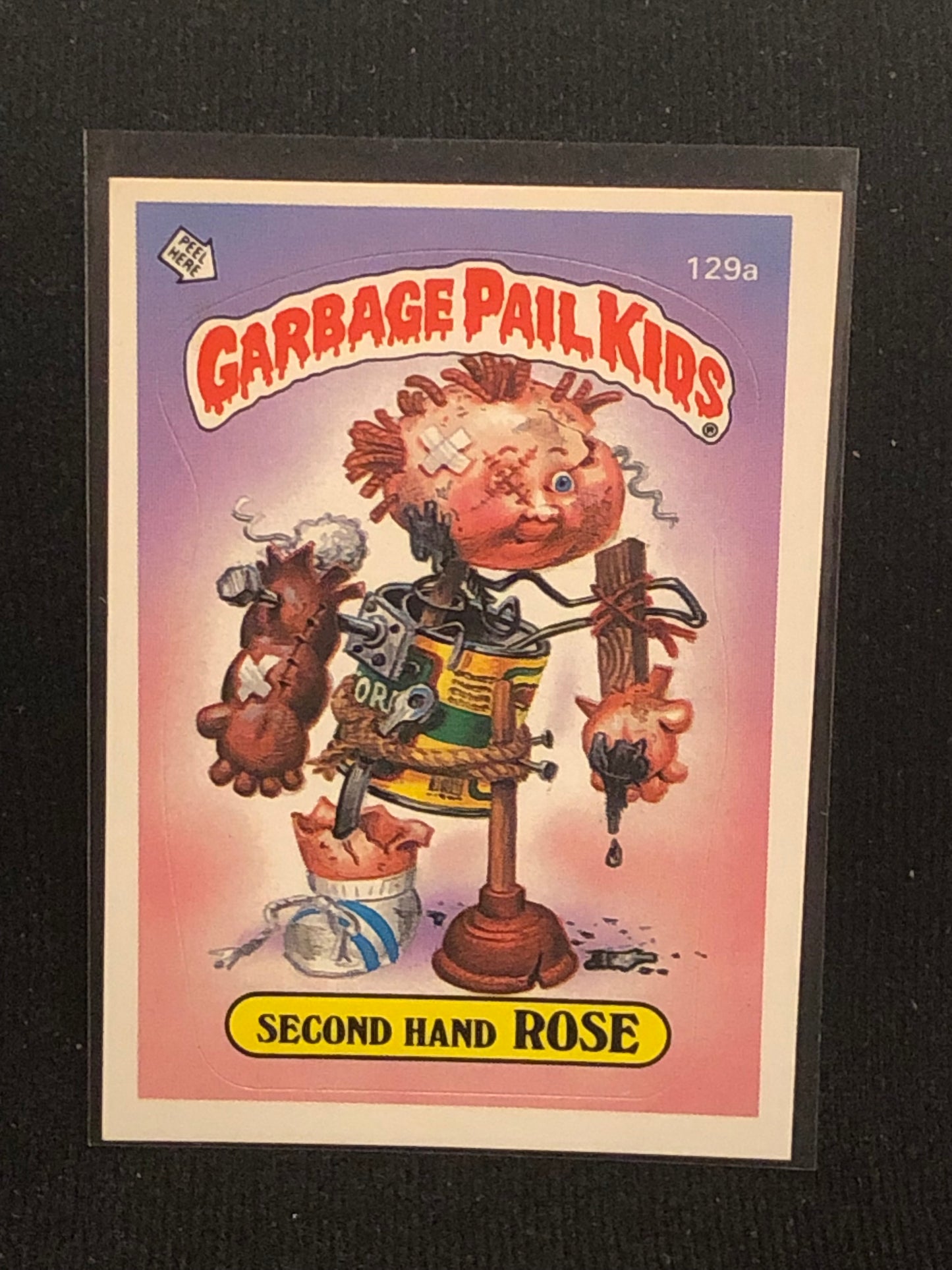 Garbage Pail Kids Original Series 4 (os4) 129a Second Hand Rose