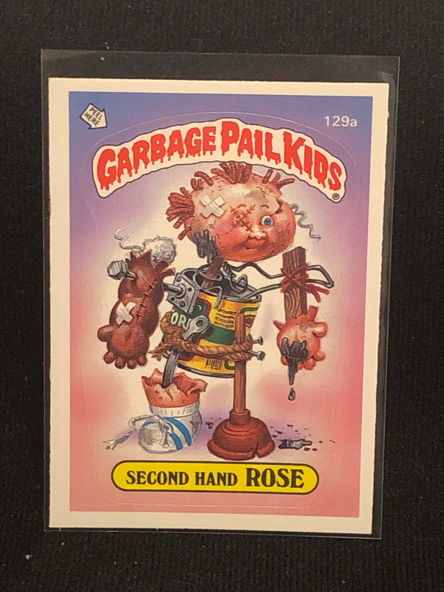 Garbage Pail Kids Original Series 4 (os4) 129a Second Hand Rose