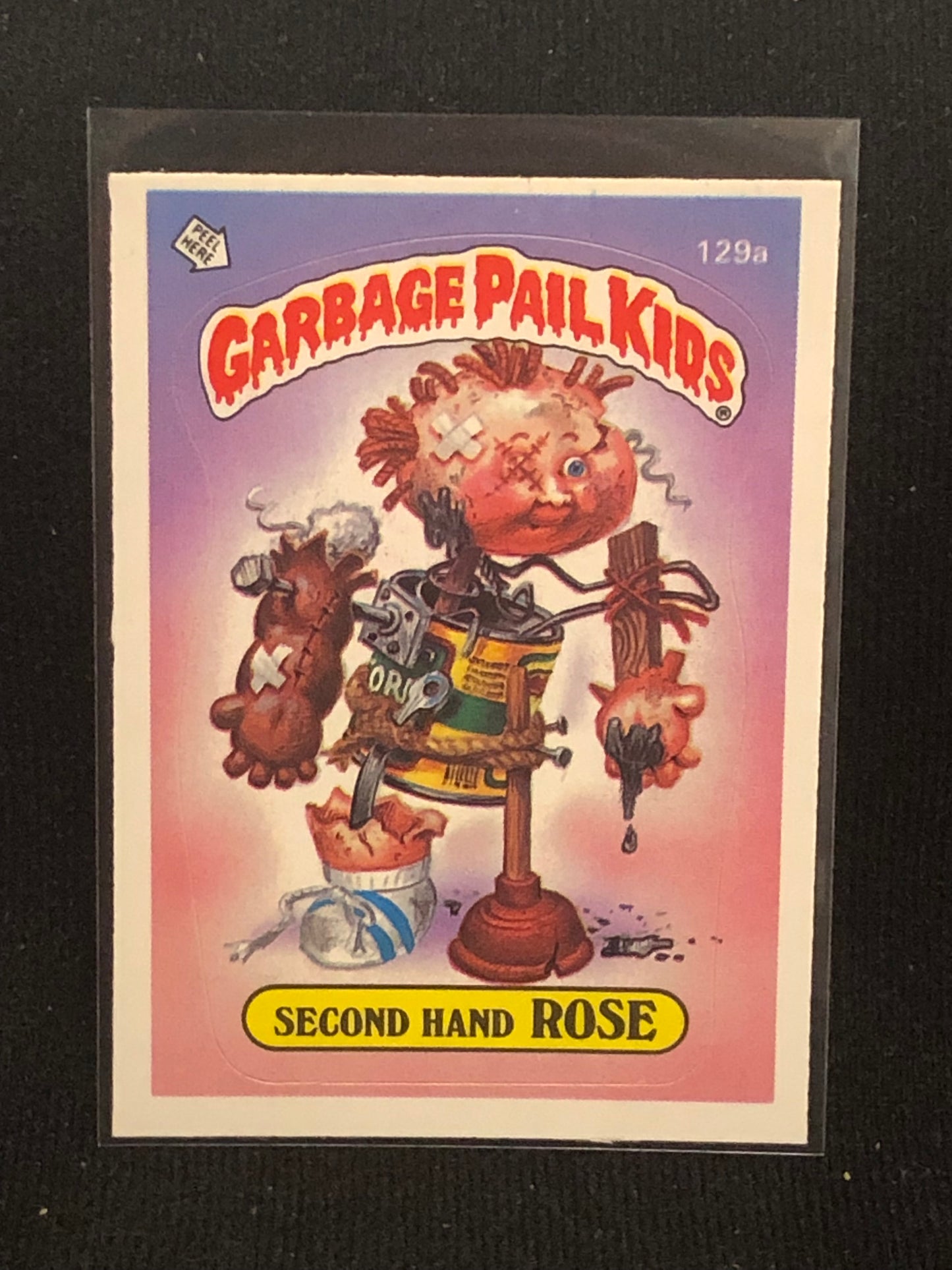 Garbage Pail Kids Original Series 4 (os4) 129a Second Hand Rose