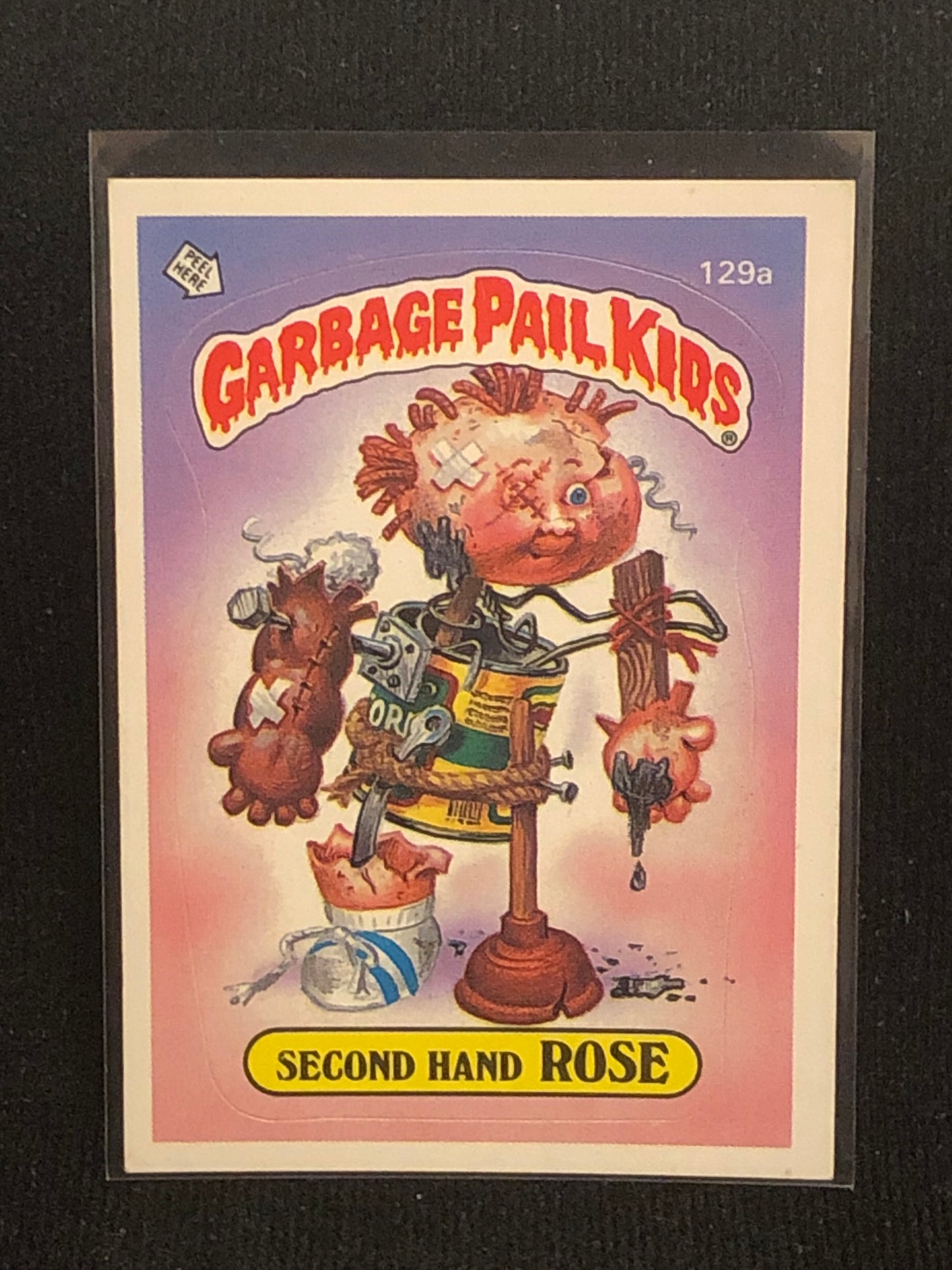 Garbage Pail Kids Original Series 4 (os4) 129a Second Hand Rose