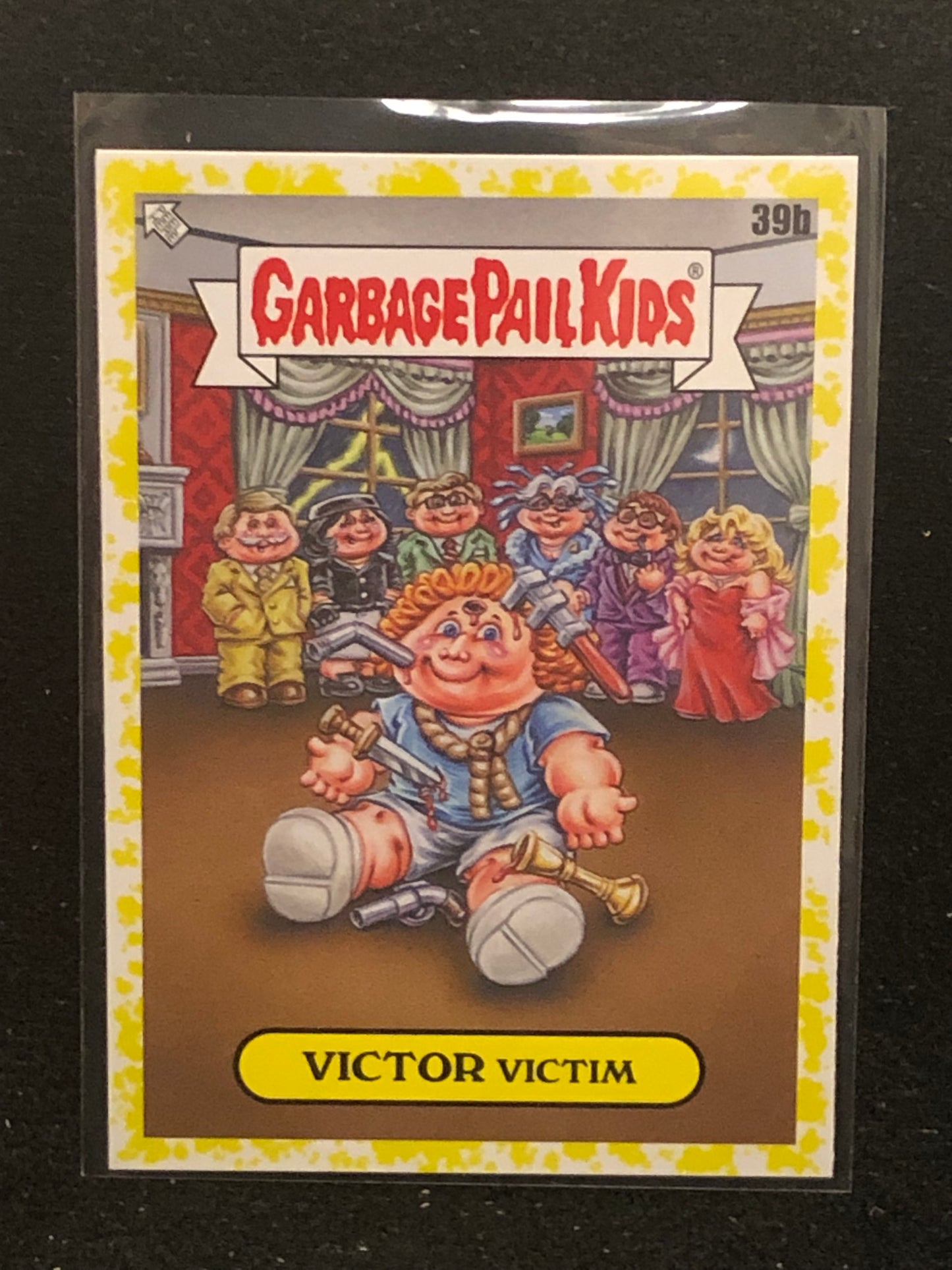 Garbage Pail Kids Kids At Play U-PICK Yellow Parallel Singles