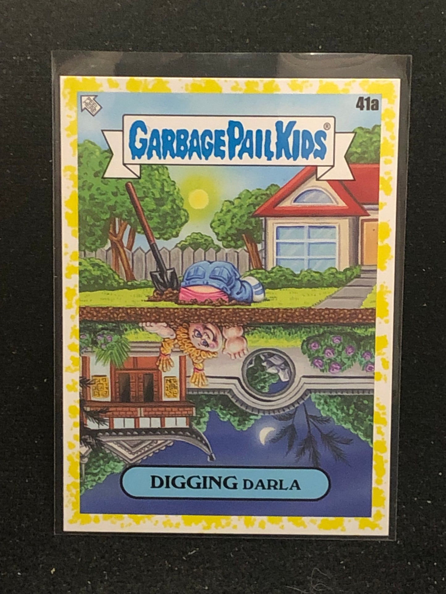 Garbage Pail Kids Kids At Play U-PICK Yellow Parallel Singles