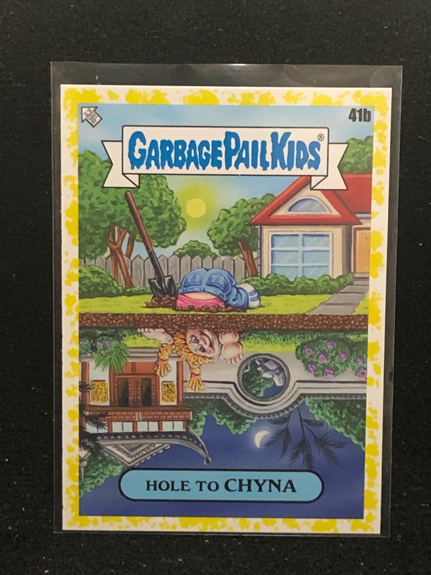 Garbage Pail Kids Kids At Play U-PICK Yellow Parallel Singles