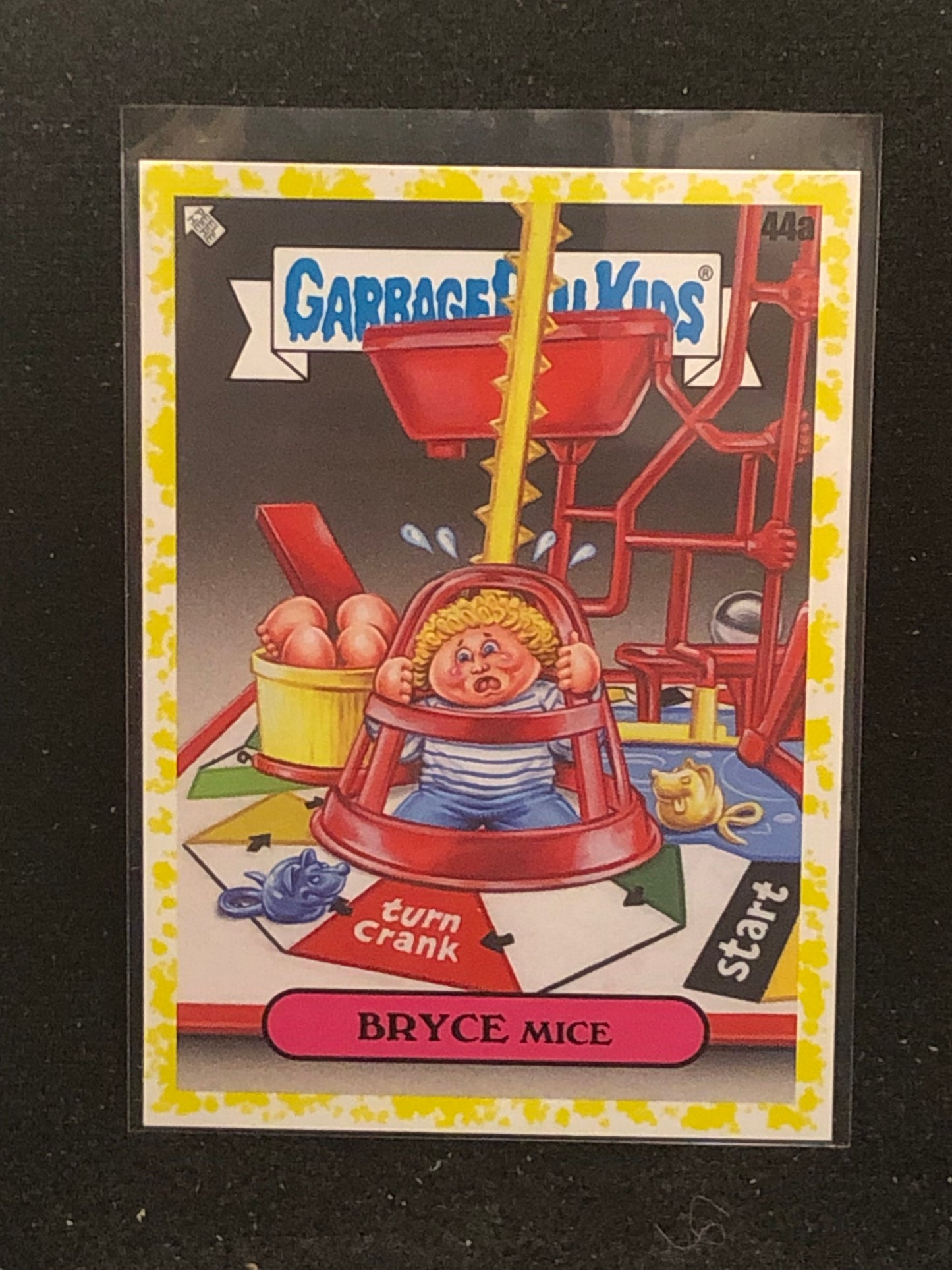 Garbage Pail Kids Kids At Play U-PICK Yellow Parallel Singles